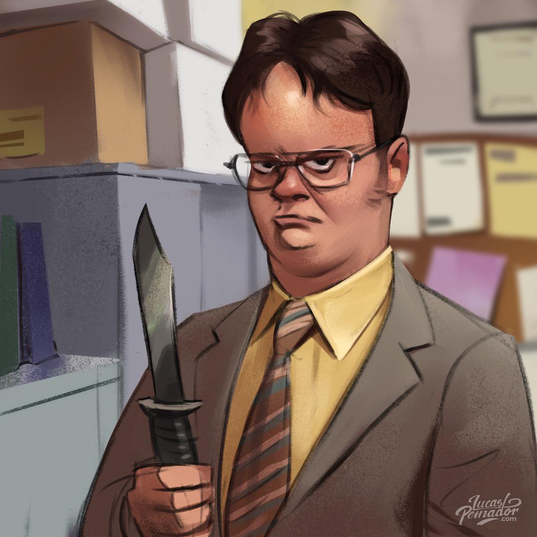 I painted my favorite The Office Character OC r/fanart