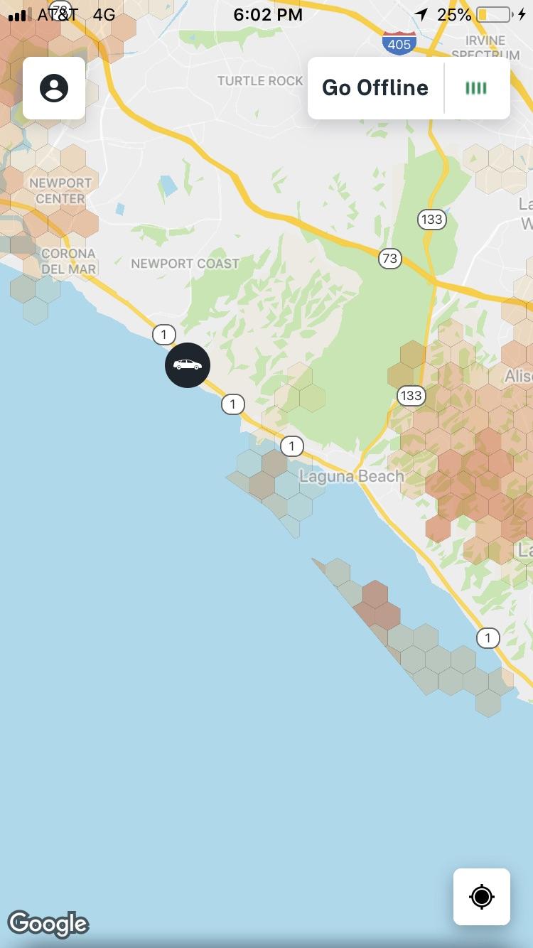 Heat Map Glitch... r/postmates