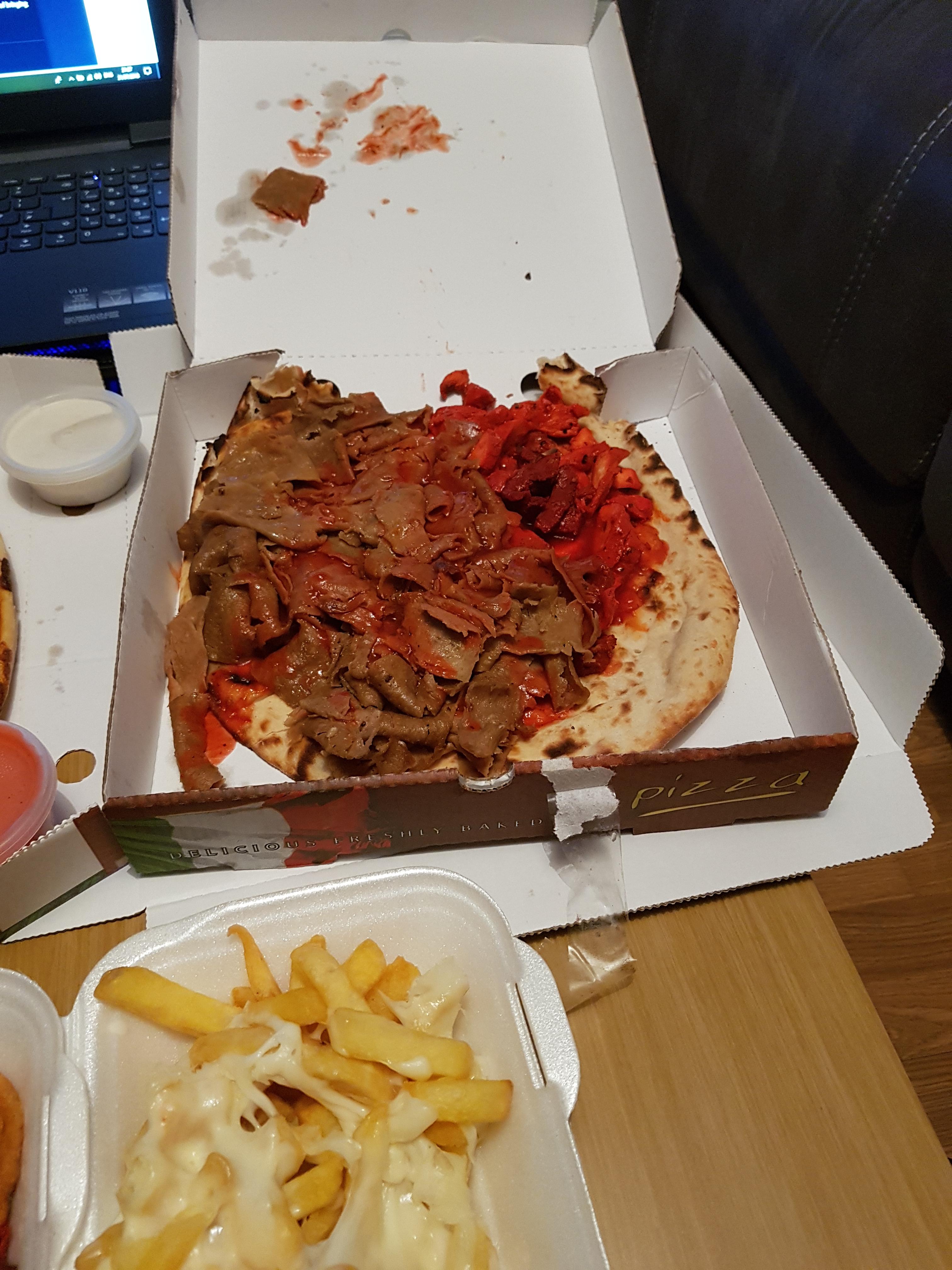 Large mixed kebab (Doner, lamb tikka and chicken tikka) r/Doner