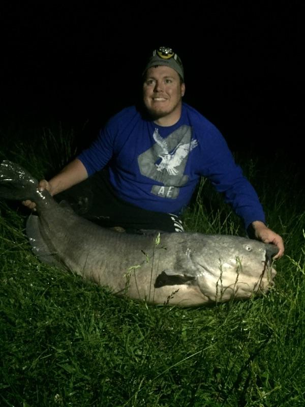 92lb Blue catfish. Caught in r/Fishing