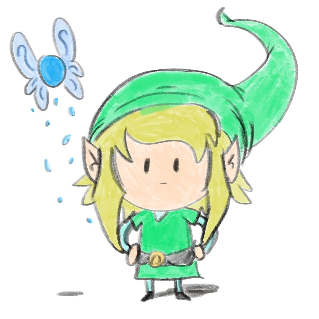 [MC] Link with a fairy doodle r/zelda
