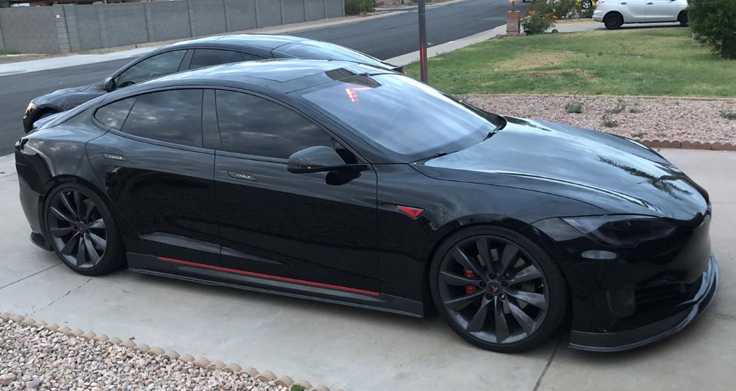 Tesla Arachnid Black Chrome Rims By One of the best, Tony at Superior