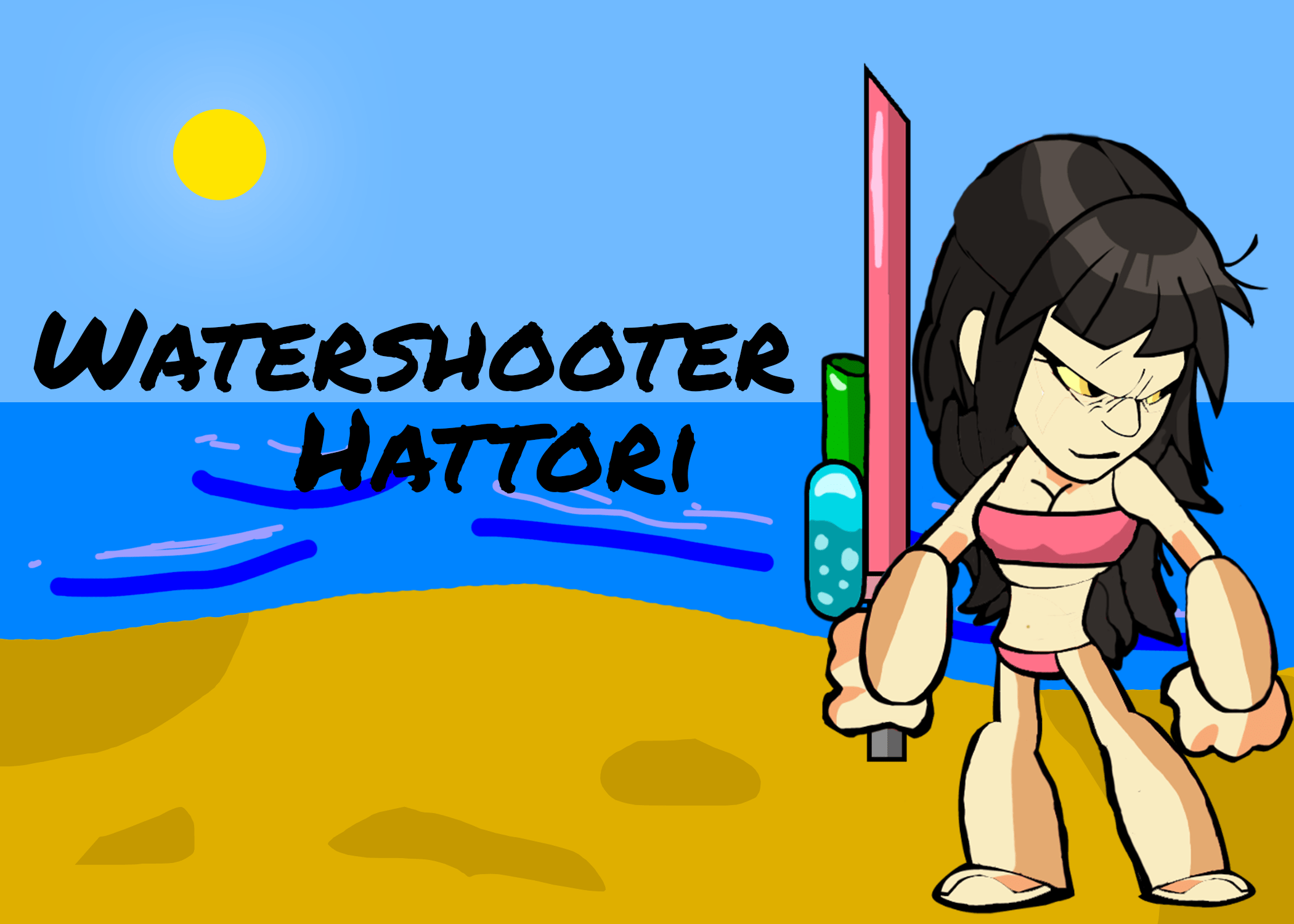 Fanmade Hattori skin for the HEATWAVE EVENT r/Brawlhalla