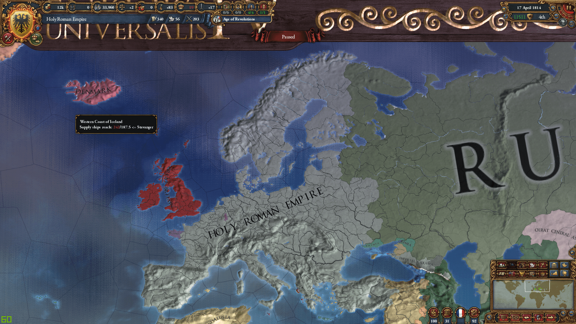 My 2nd ever actually finished game eu4
