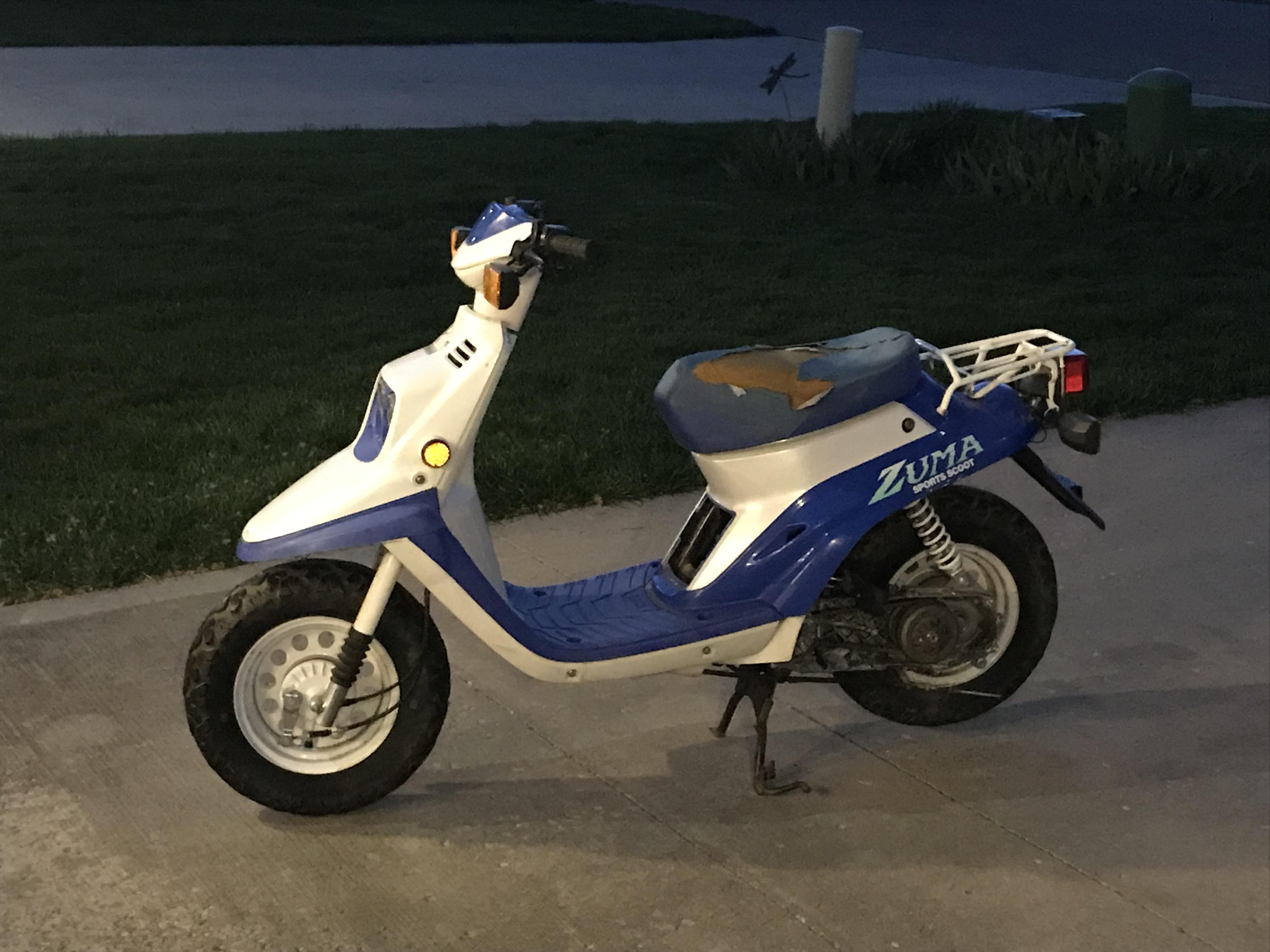 My new project, a 1989 Yamaha Zuma! r/scooters
