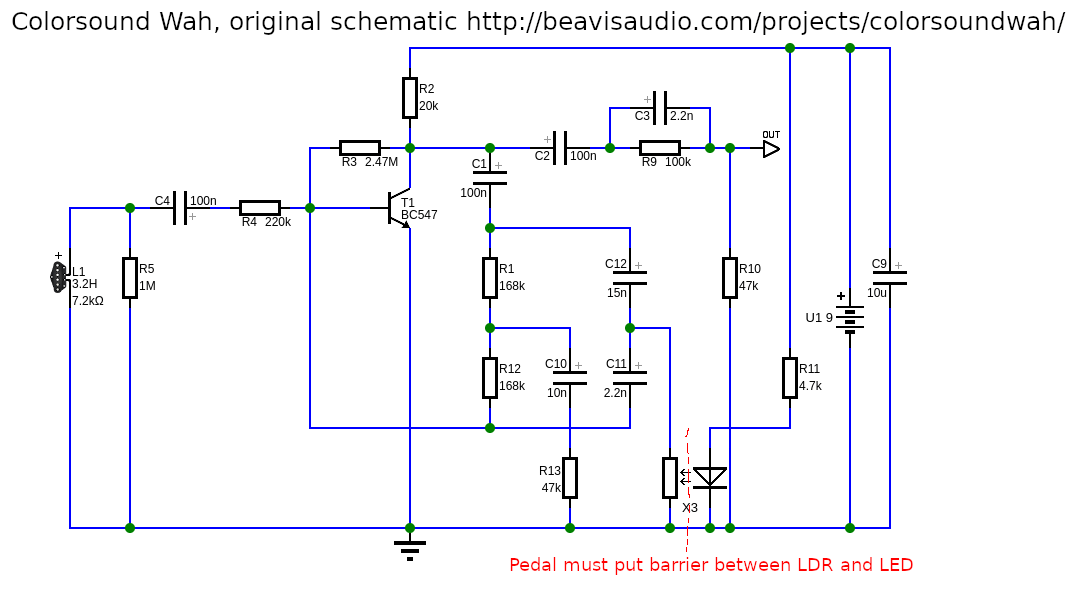 Colorsound inductorless wah : r/pedalcircuits