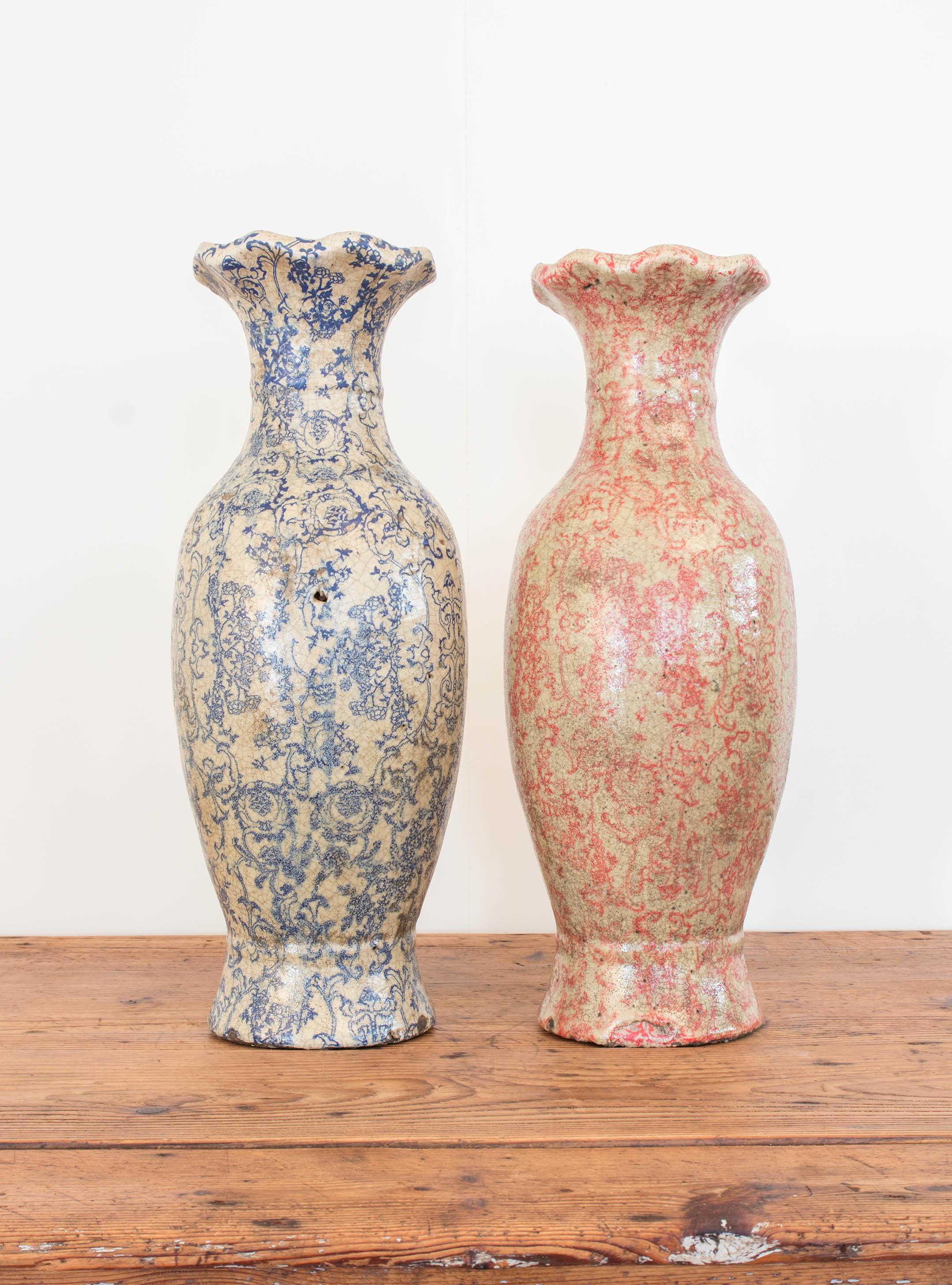 Found this two antique terracotta vases in a market in Southern Italy