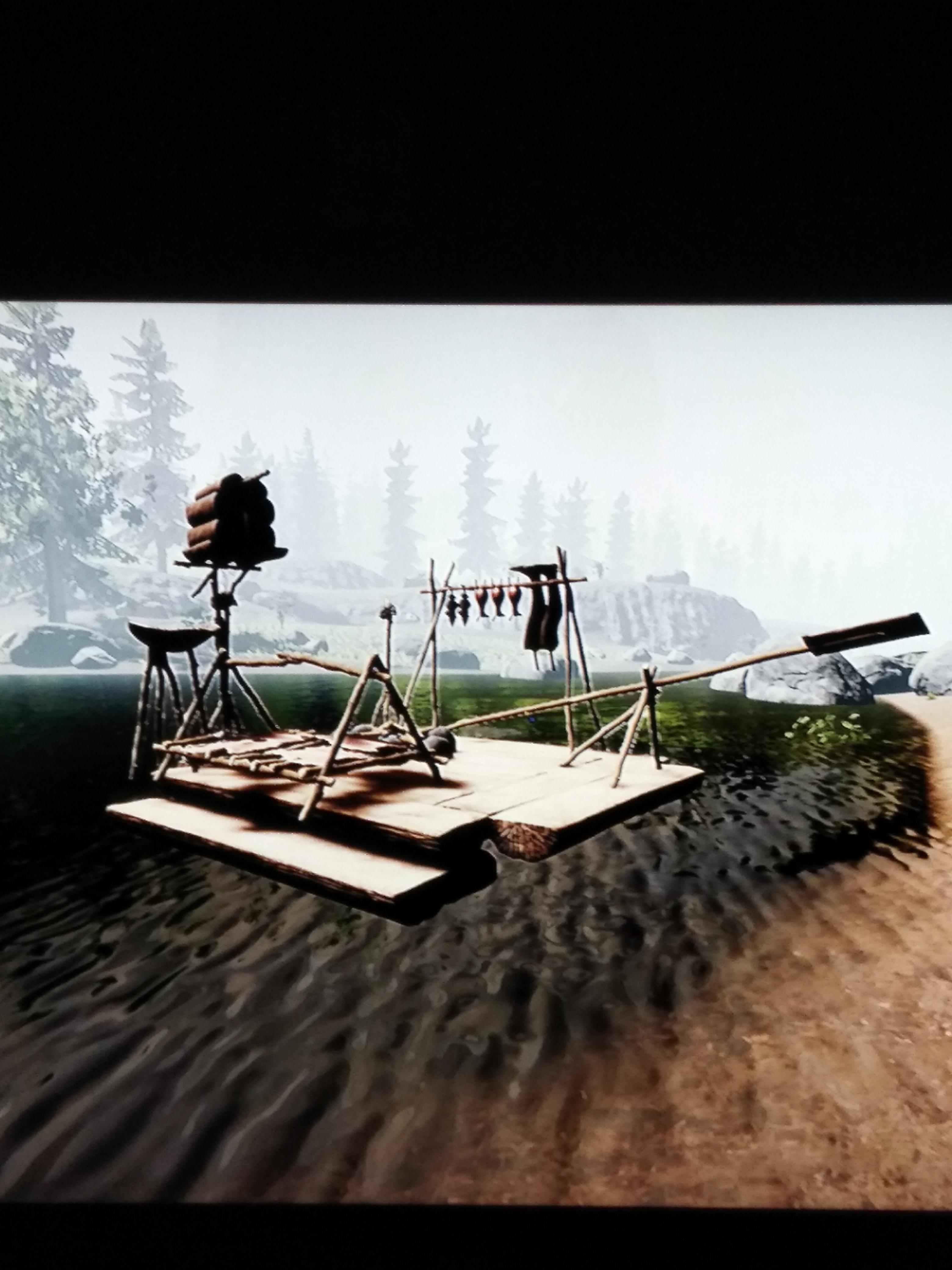 I should have just built a houseboat at this point.. r/TheForest