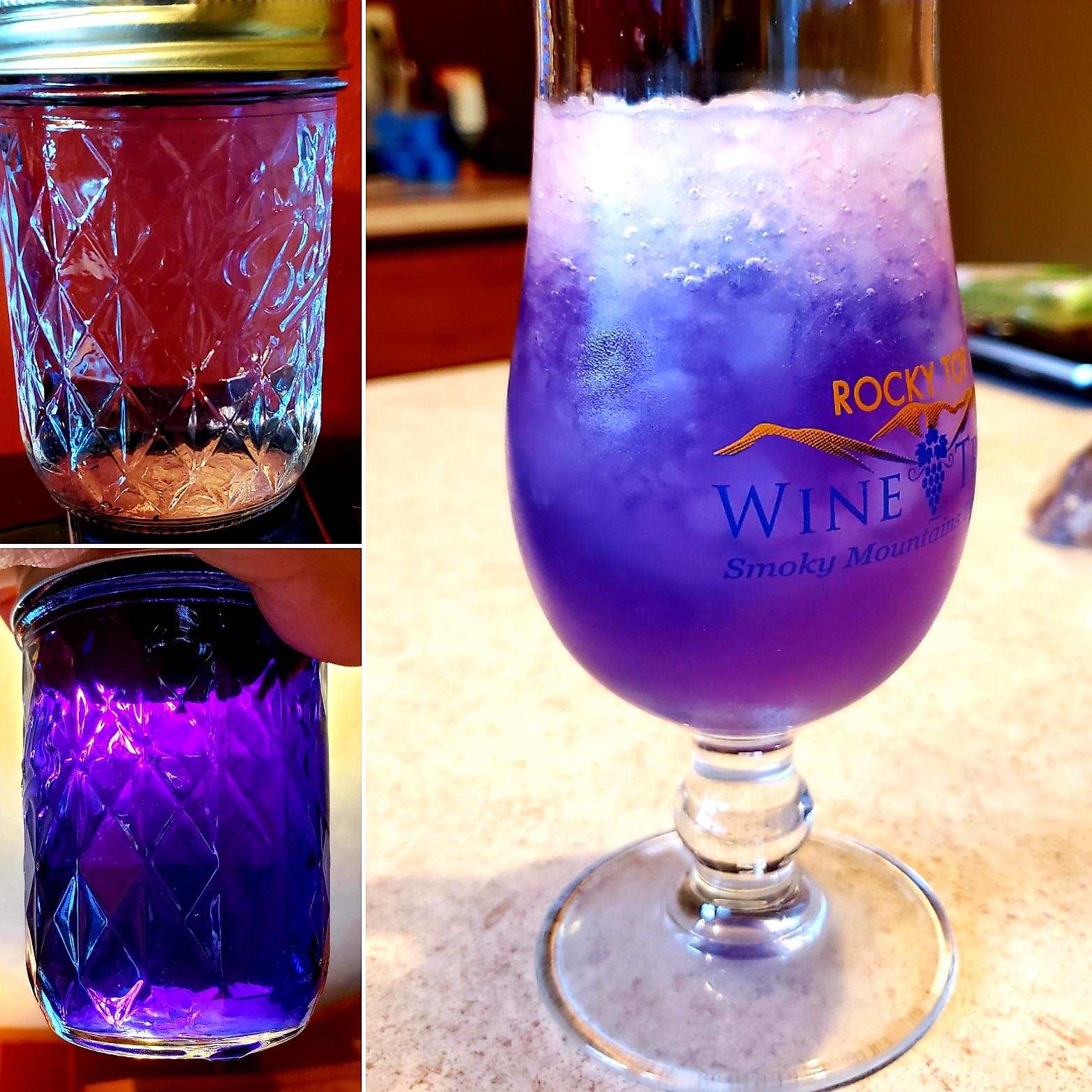 Saw a post a few days ago about infusing gin with butterfly pea flowers