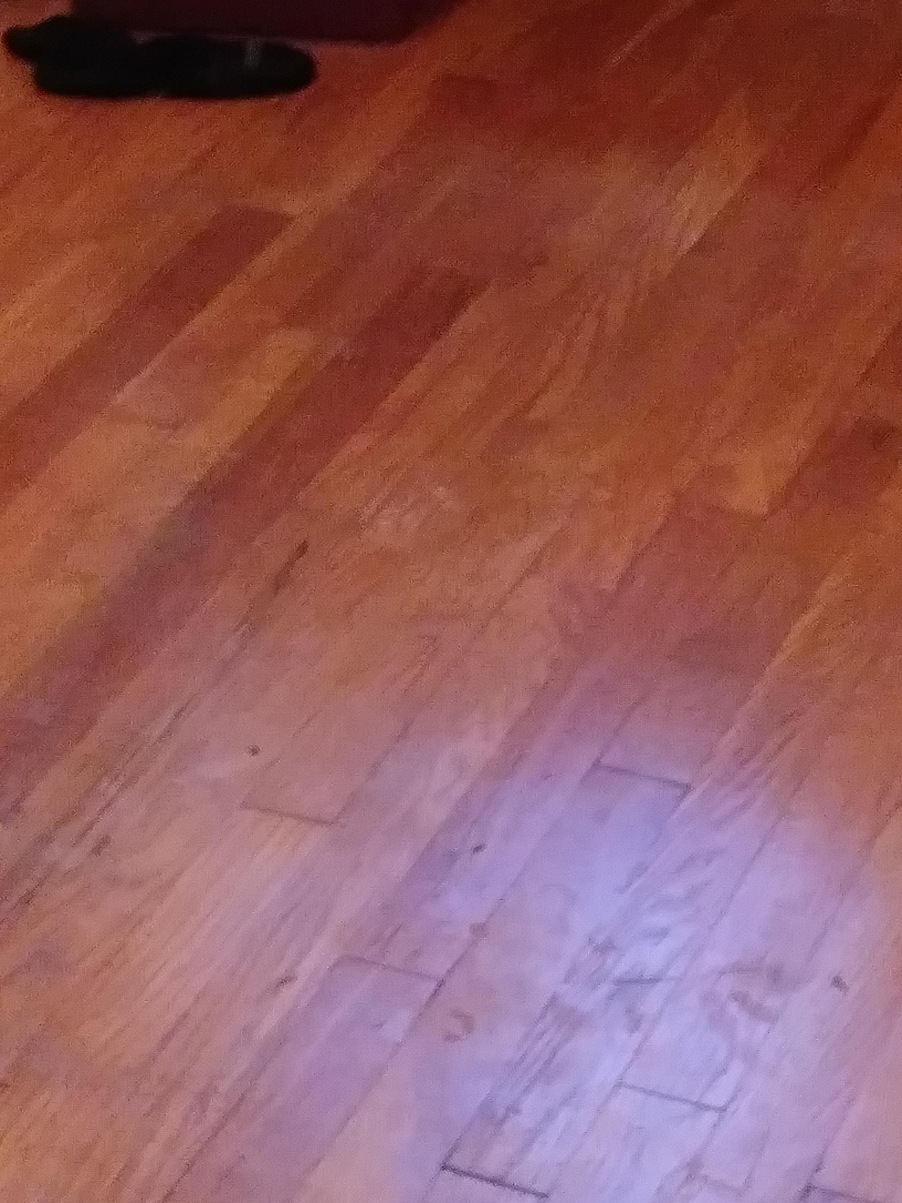 Bedroom hardwood floors are unfinished. Is it ok with clean them with