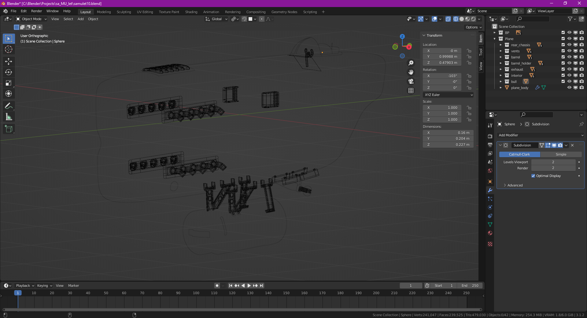 When I turn on wireframe, the edges of some objects are not shown. How