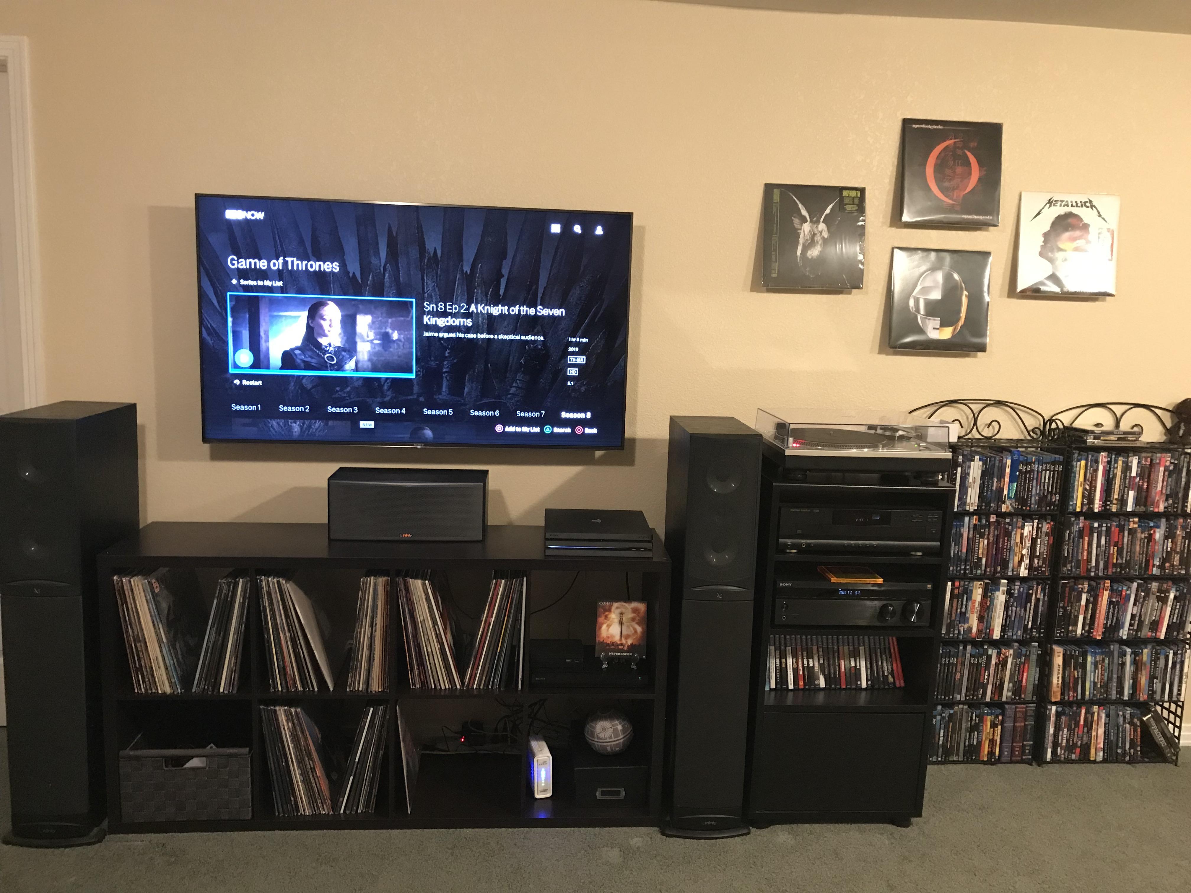 Just reworked my home theater space to my new vinyl
