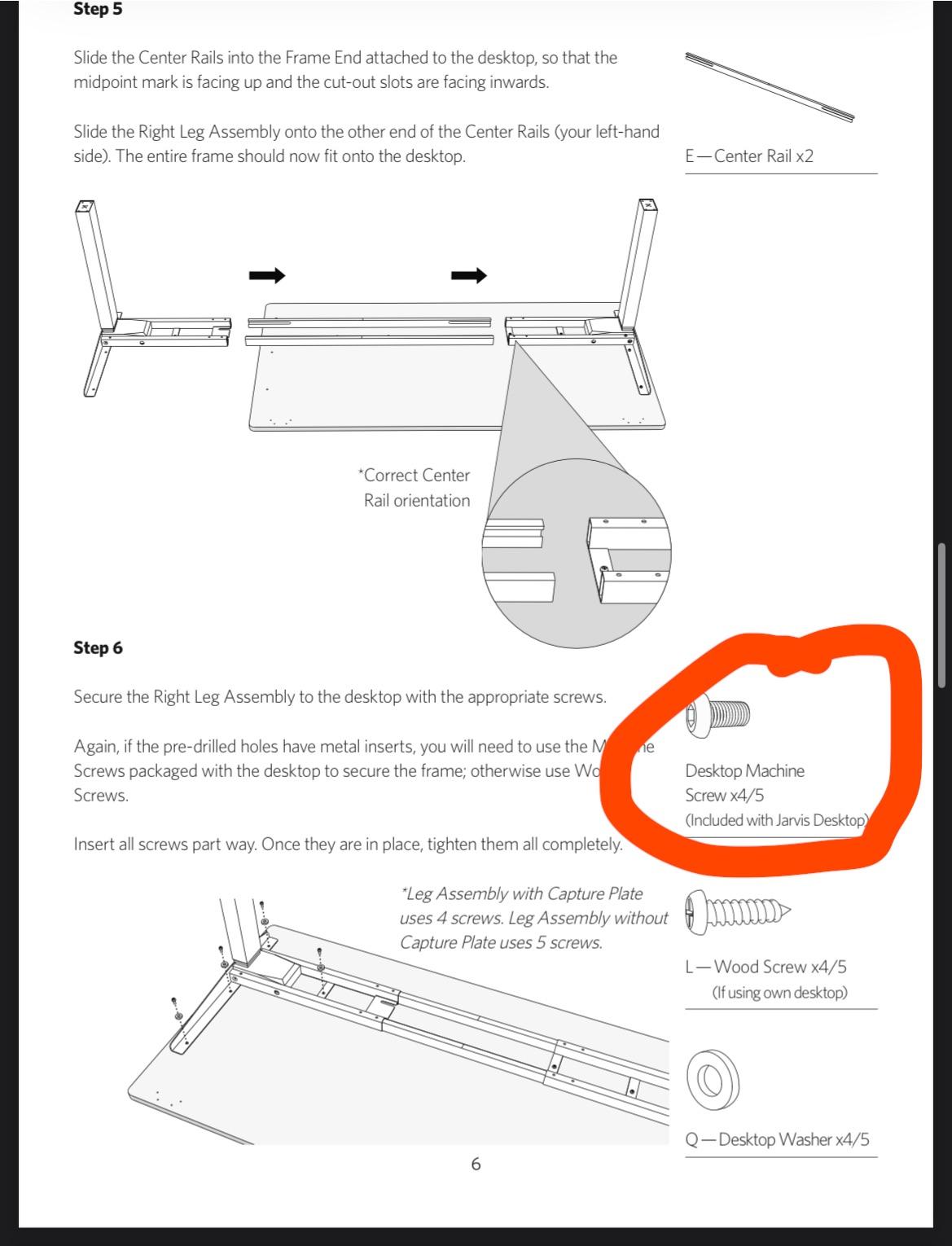 Fully Jarvis Desktop Machine Screw r/StandingDesk