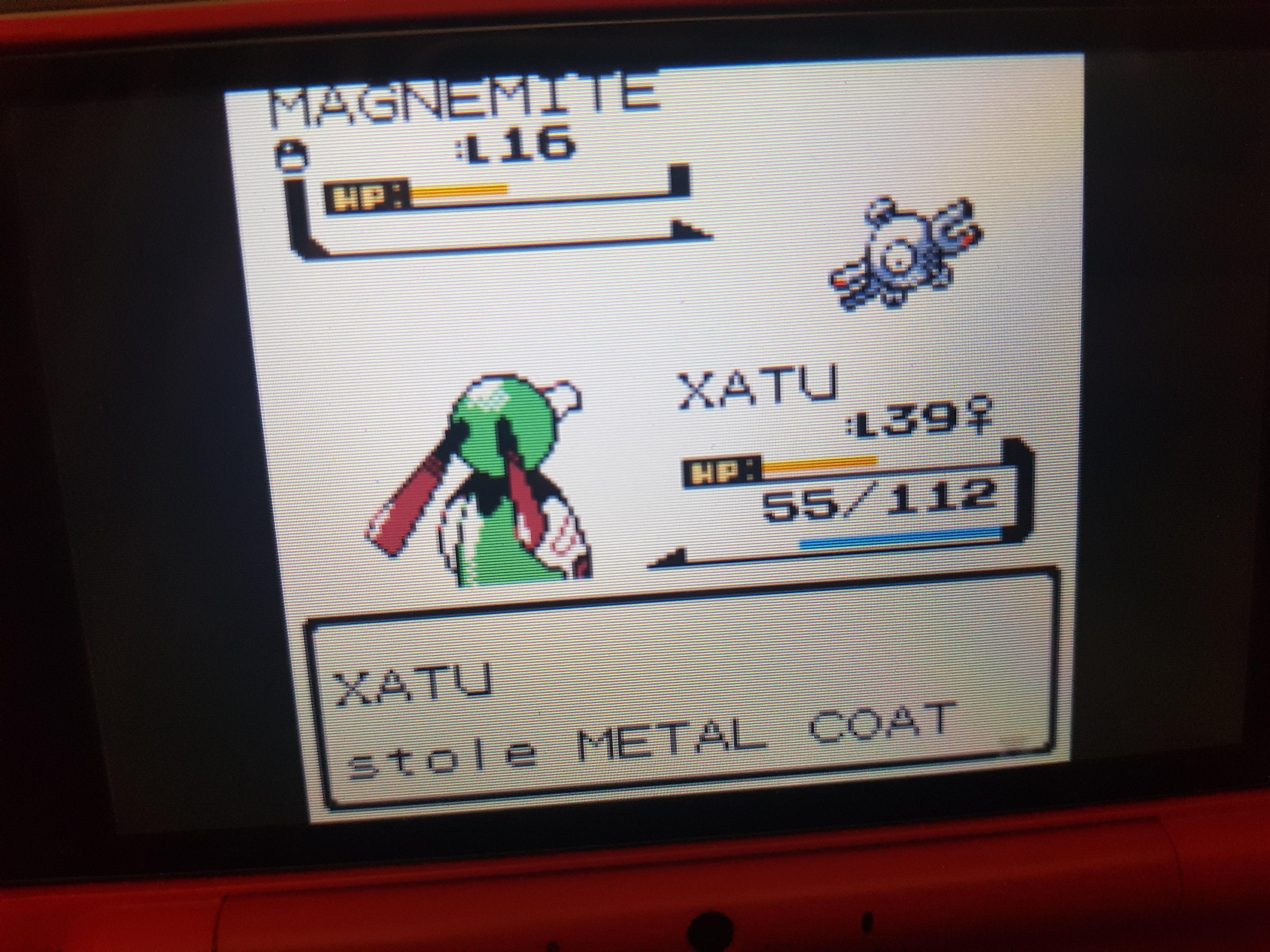 Finally after 2 weeks hunting metal coat on wild magnemite.... 😫 r