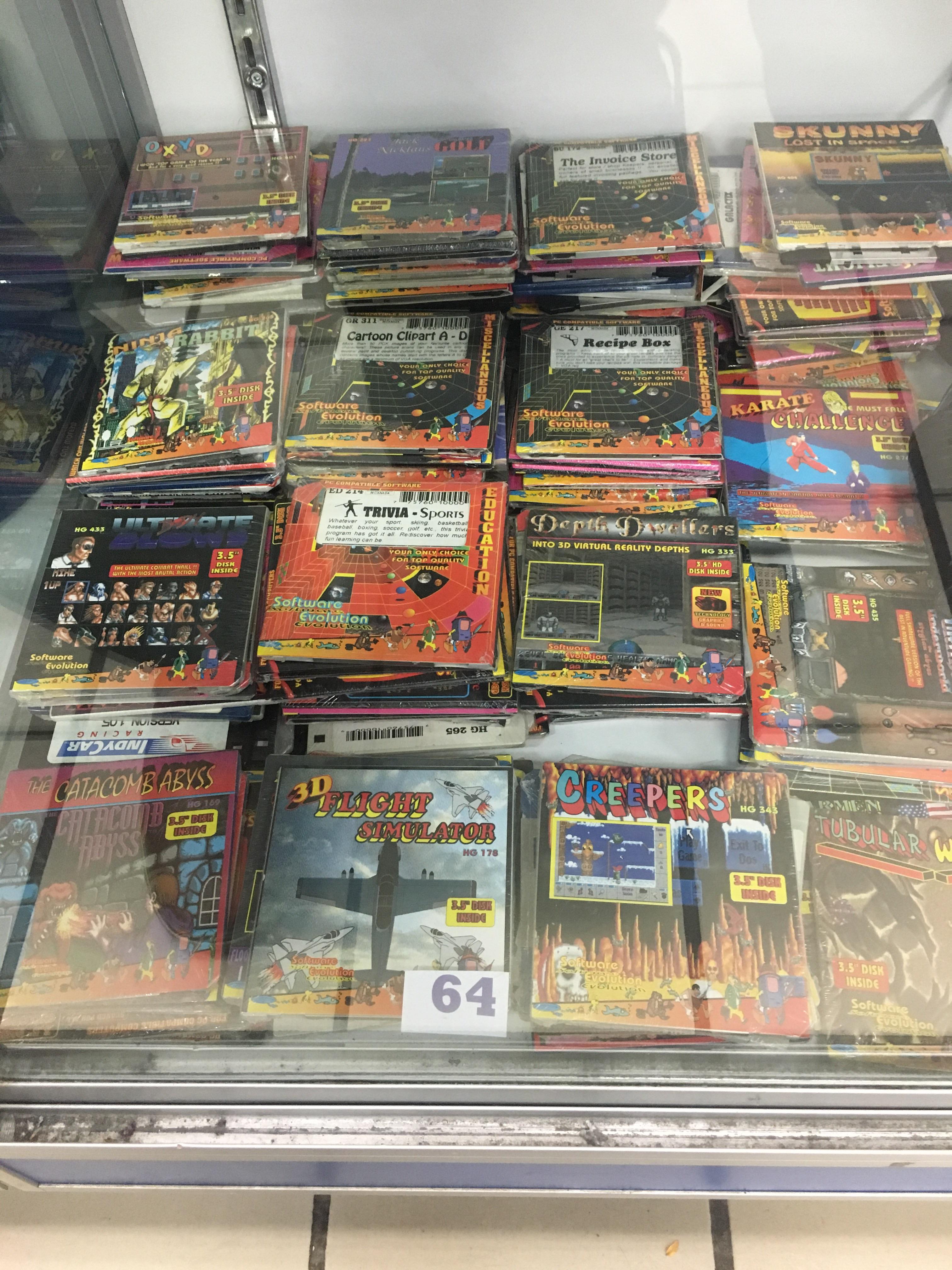 Old computer games lot at local thrift store r/retrogaming