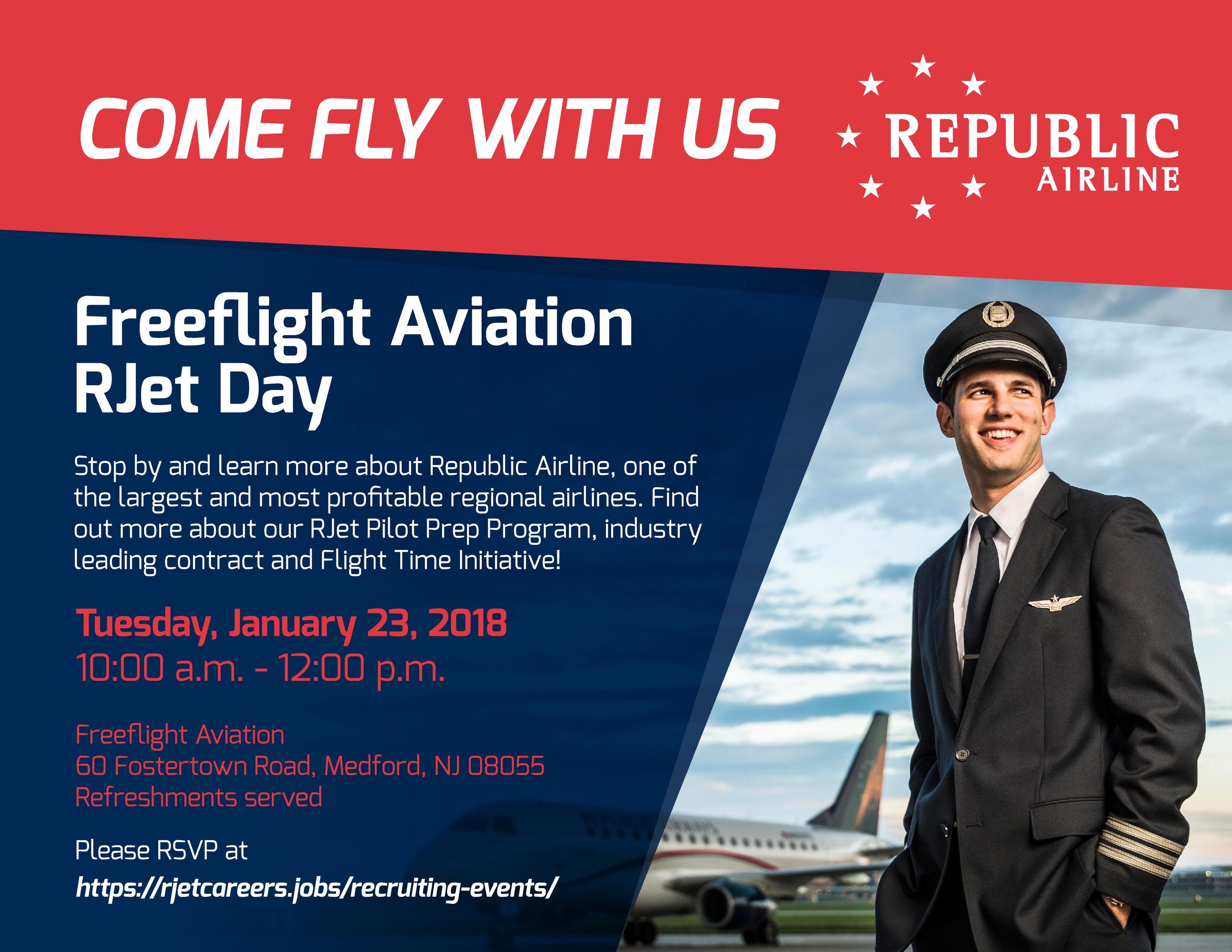 Please join us today, Jan 23rd at the Flying W Airport, Medford NJ at
