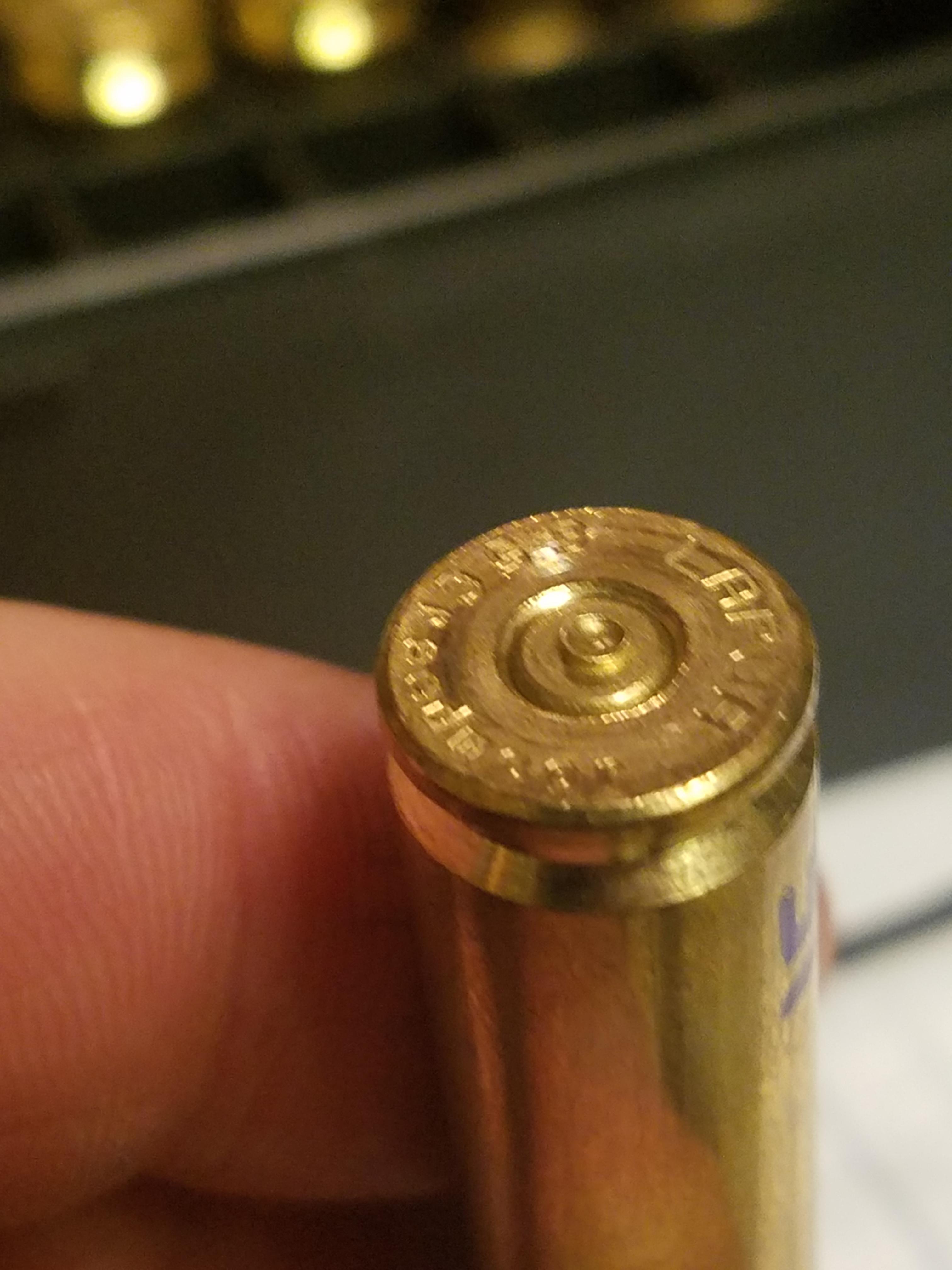 Severe primer cratering. 6.5CM Lapua small primer brass. Rem 7 1/2