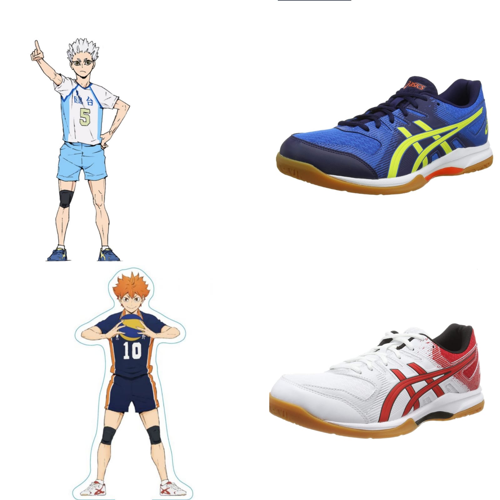 Hoshiumi and Hinata's shoes in real life r/haikyuu
