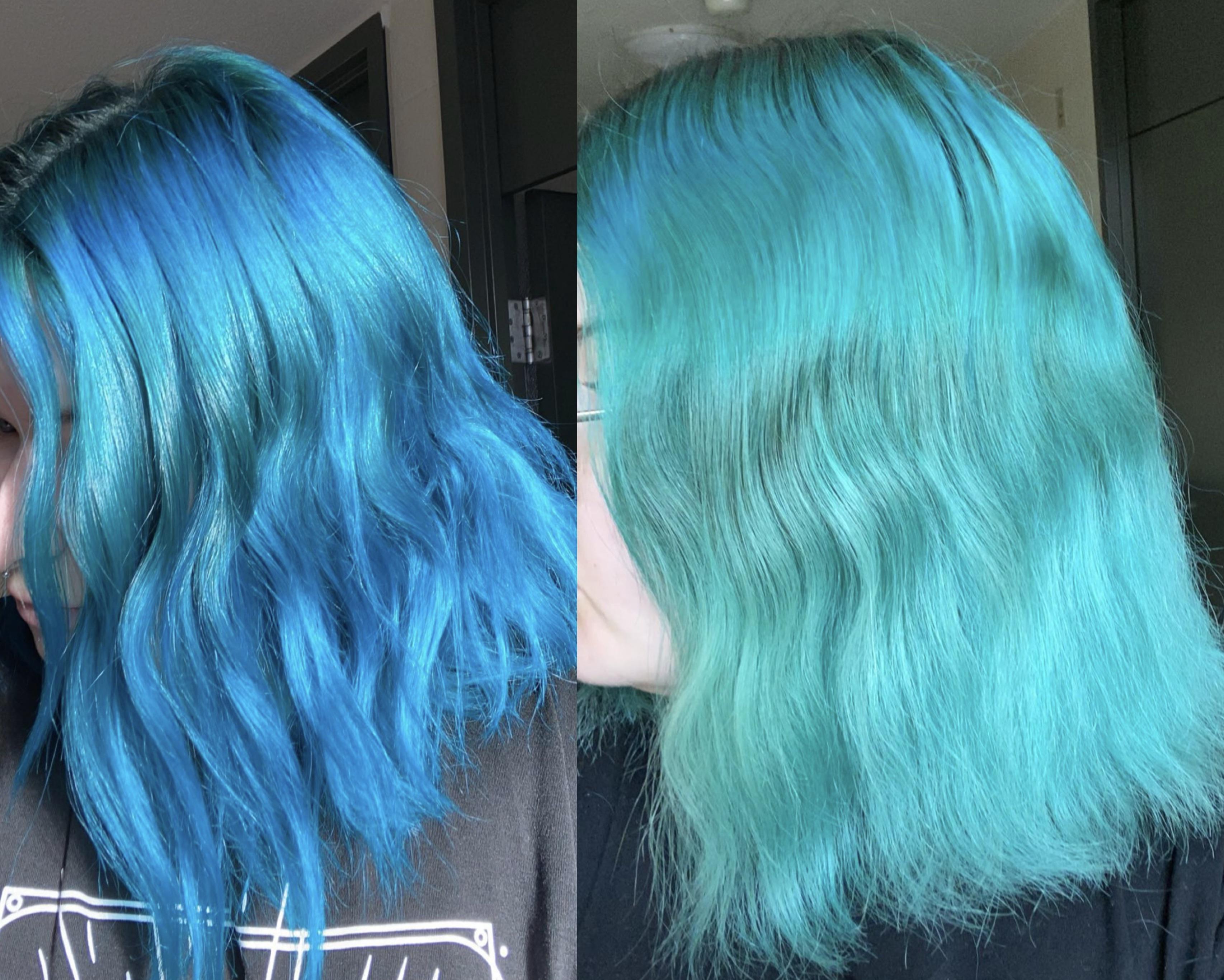 Aquamarine Color Hair