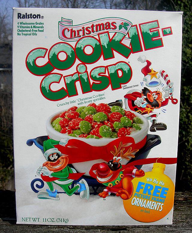 Cookie Crisp Christmas cereal. (90s) r/nostalgia