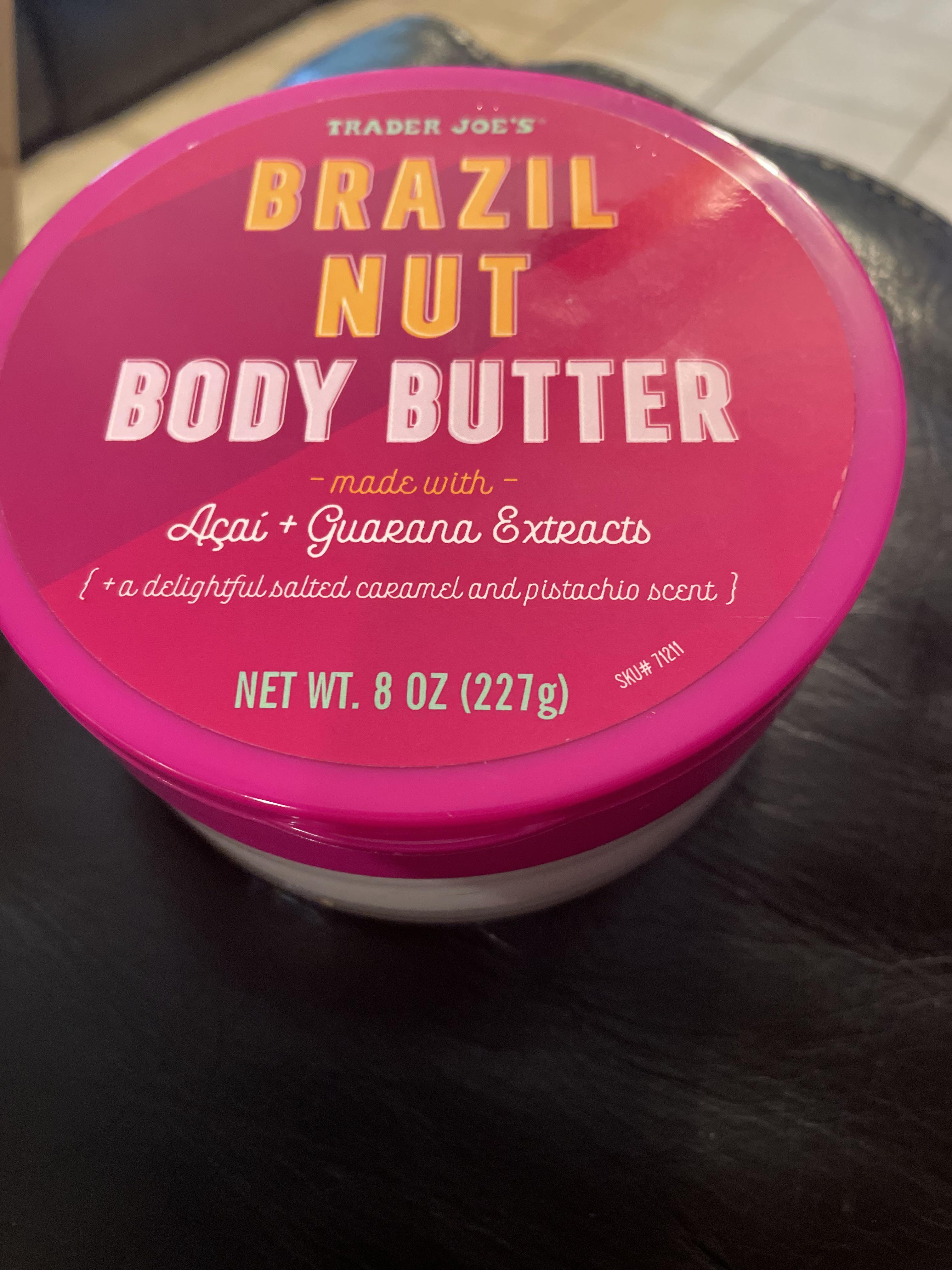 Got the Brazil Nut Body Butter today. I'm not into scented lotions that