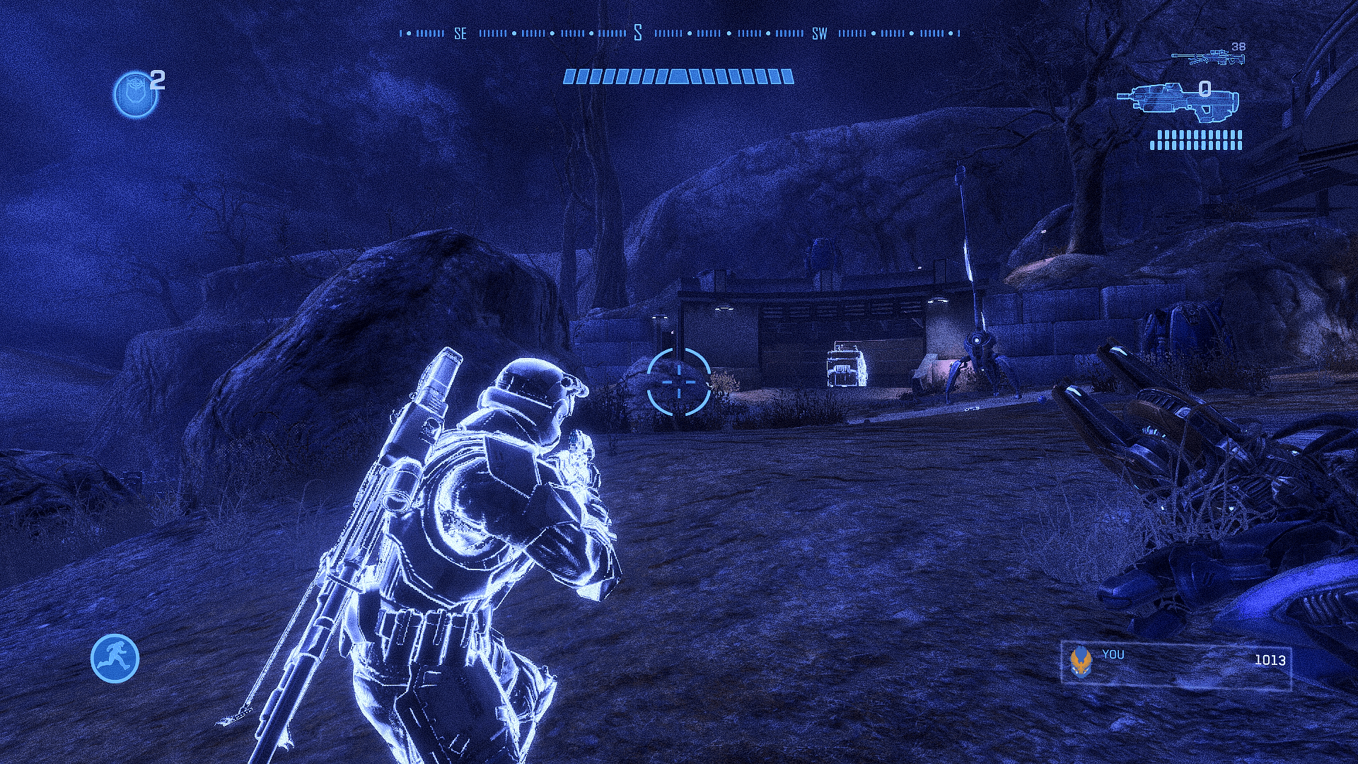 TIL elites have their own different colored night vision effect, and