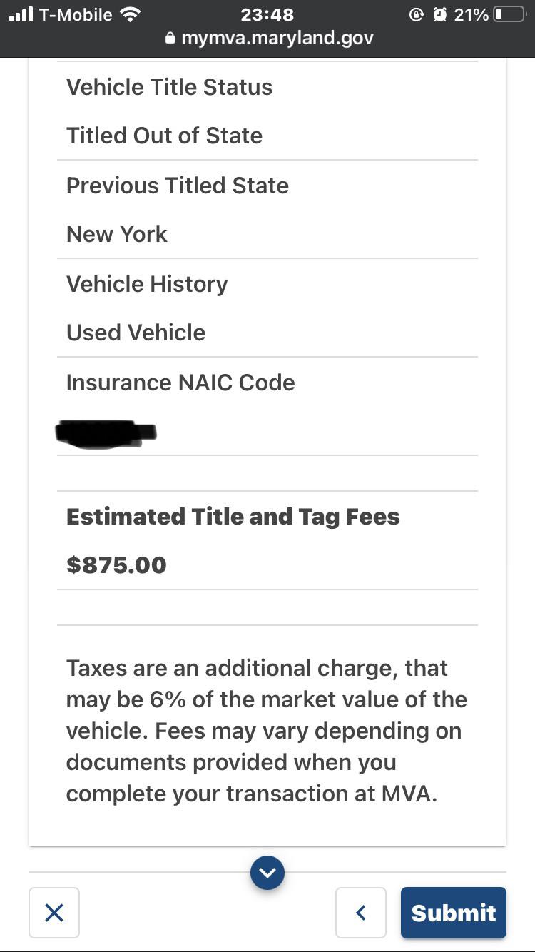 Just moved from NY. All I want to do is register and title my car in MD