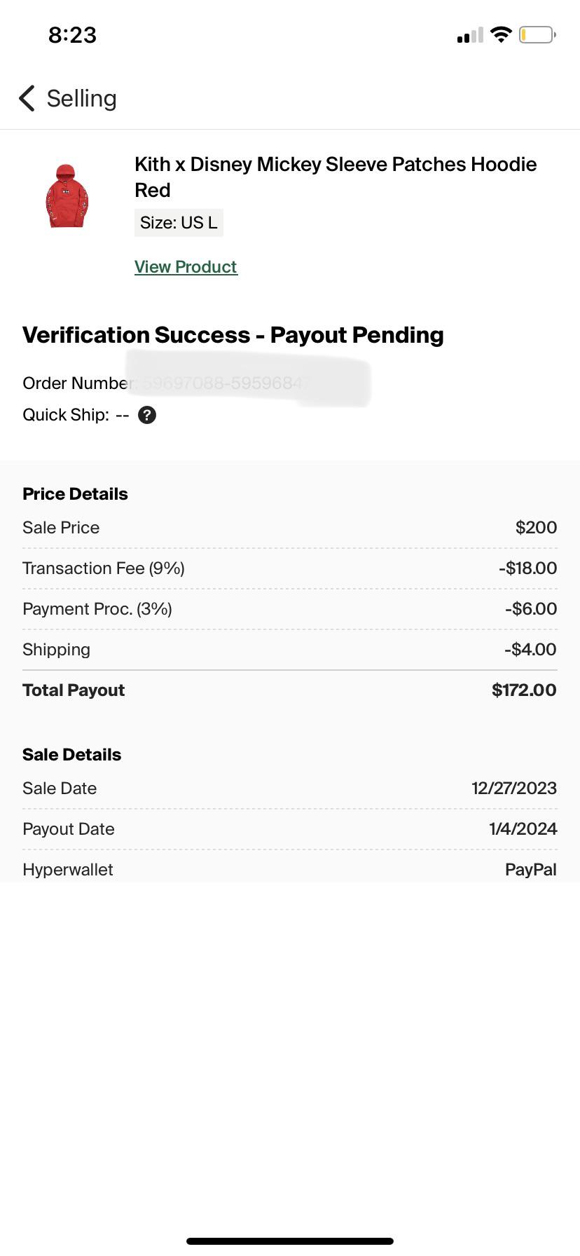 Why in the world does it still say “Payout Pending” after four days