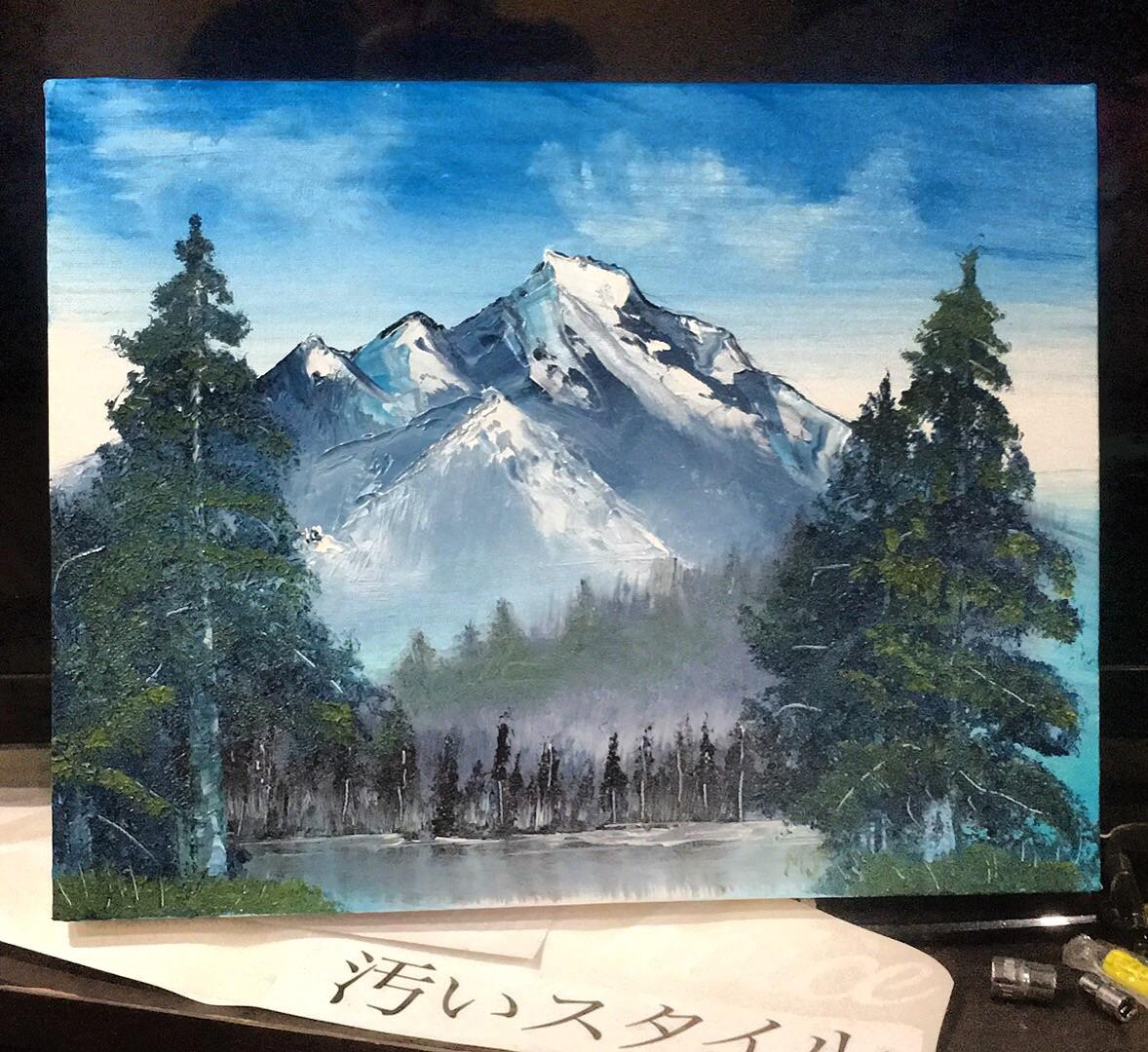 Reddit introduced me to Bob Ross afew years ago, and I have admired him