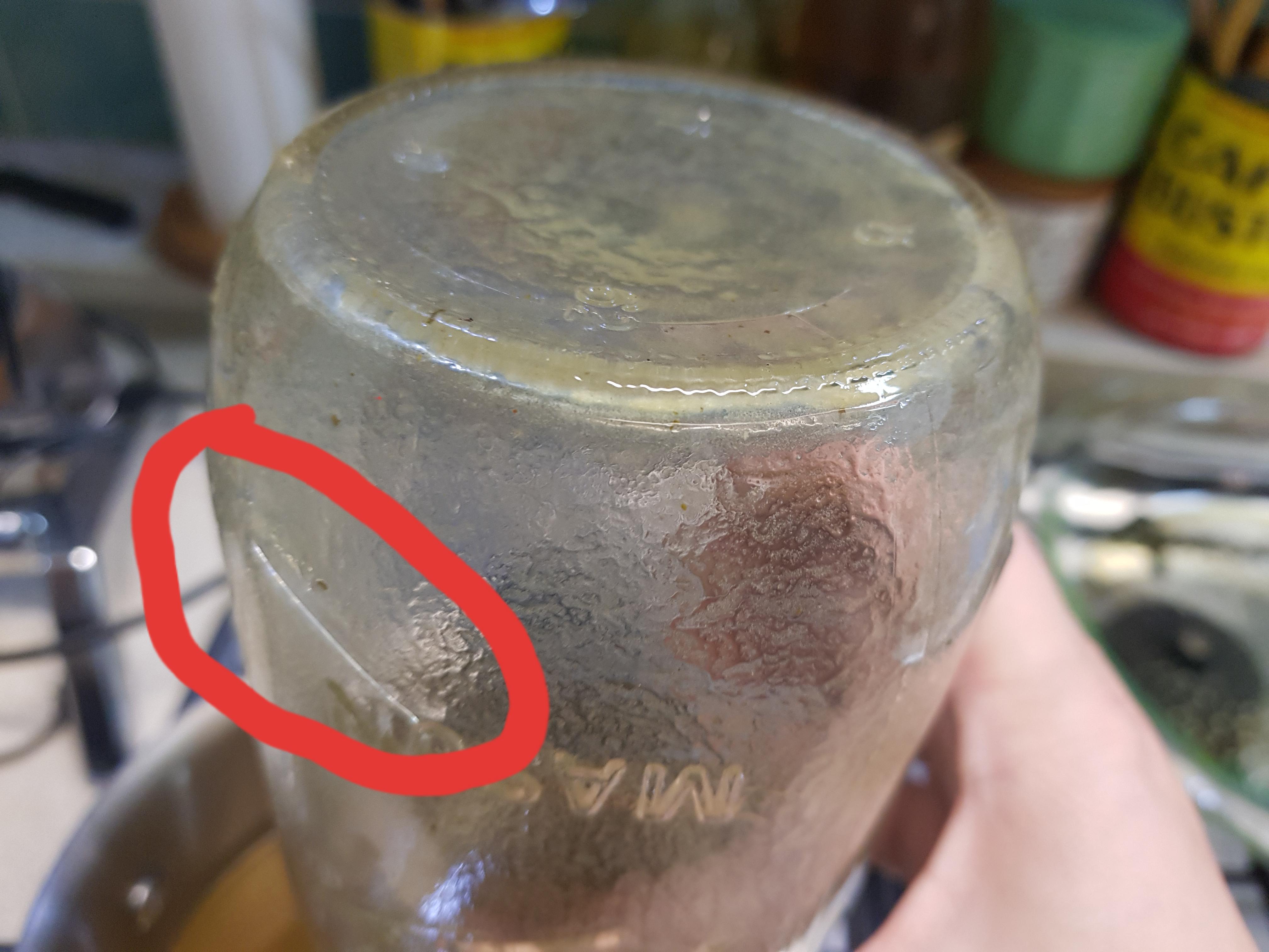 Ball jar with a fracture. Is this ok to can with again also this was a