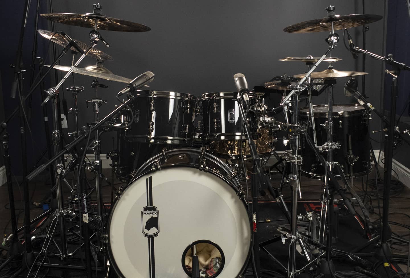 My Mapex Black Panther Drum set r/drums