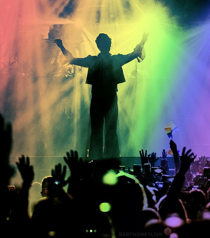 Walk in your rainbow paradiseAdore You Harry Styles and this pic is of