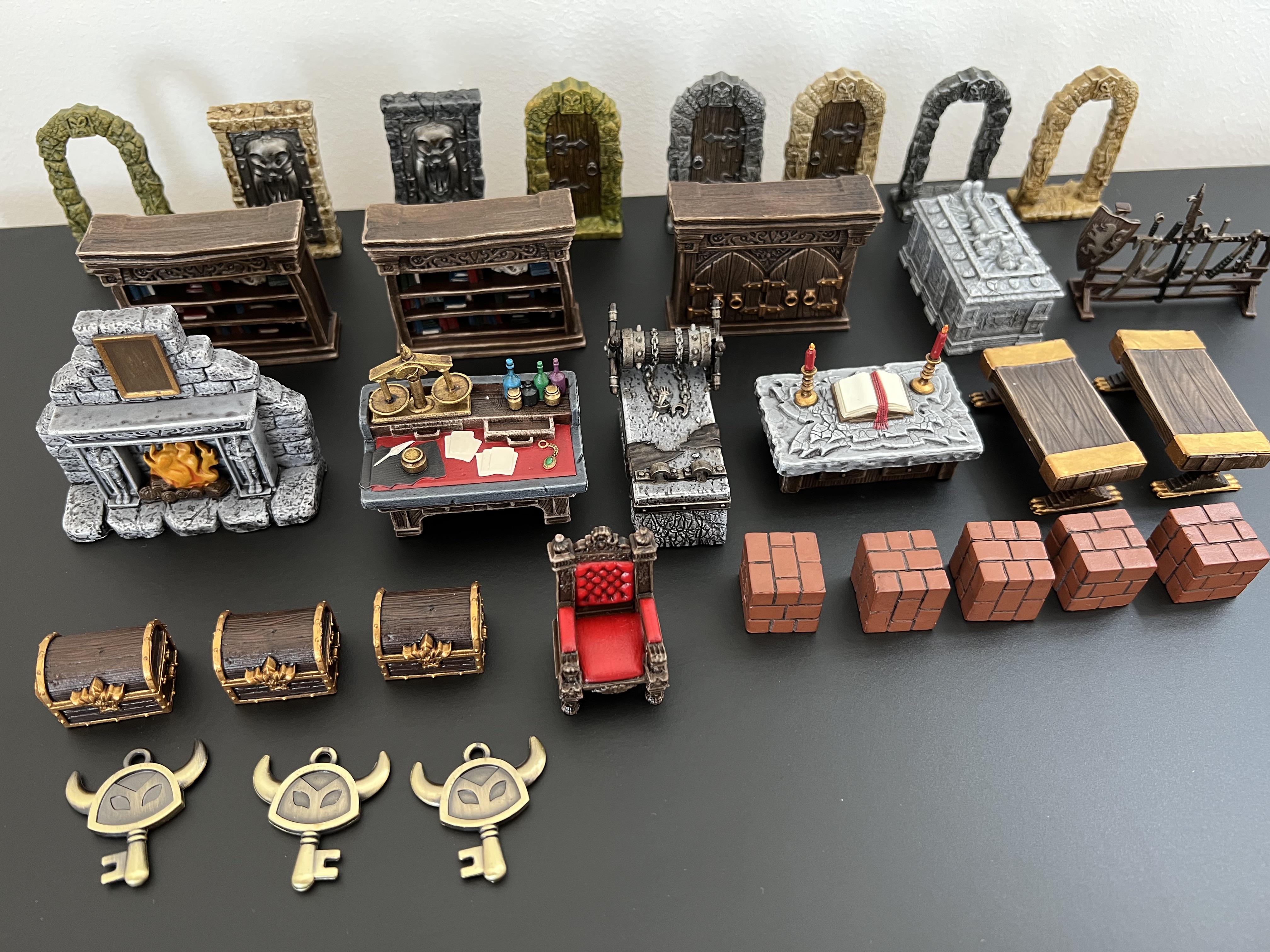 Furniture and objects all painted. 😅 r/Heroquest