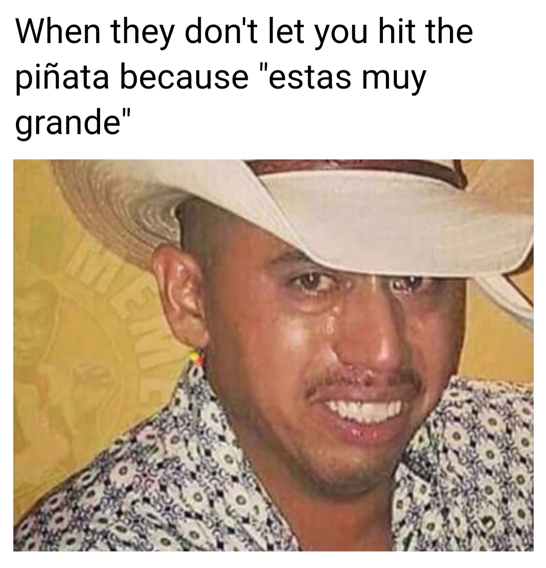 In mexican it means you are so big and no i'm not a mexican r/dank_meme
