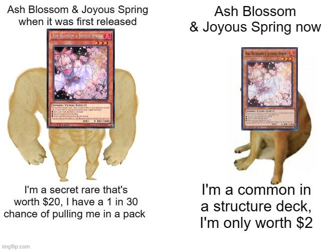 Remember when Ash Blossom & Joyous Spring was seen as expensive? r