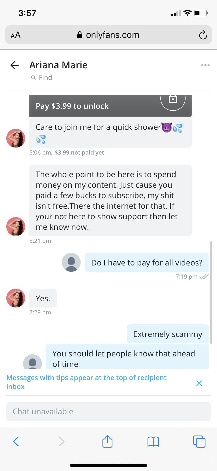 I bought a month of her OnlyFans. All her free videos are only 515