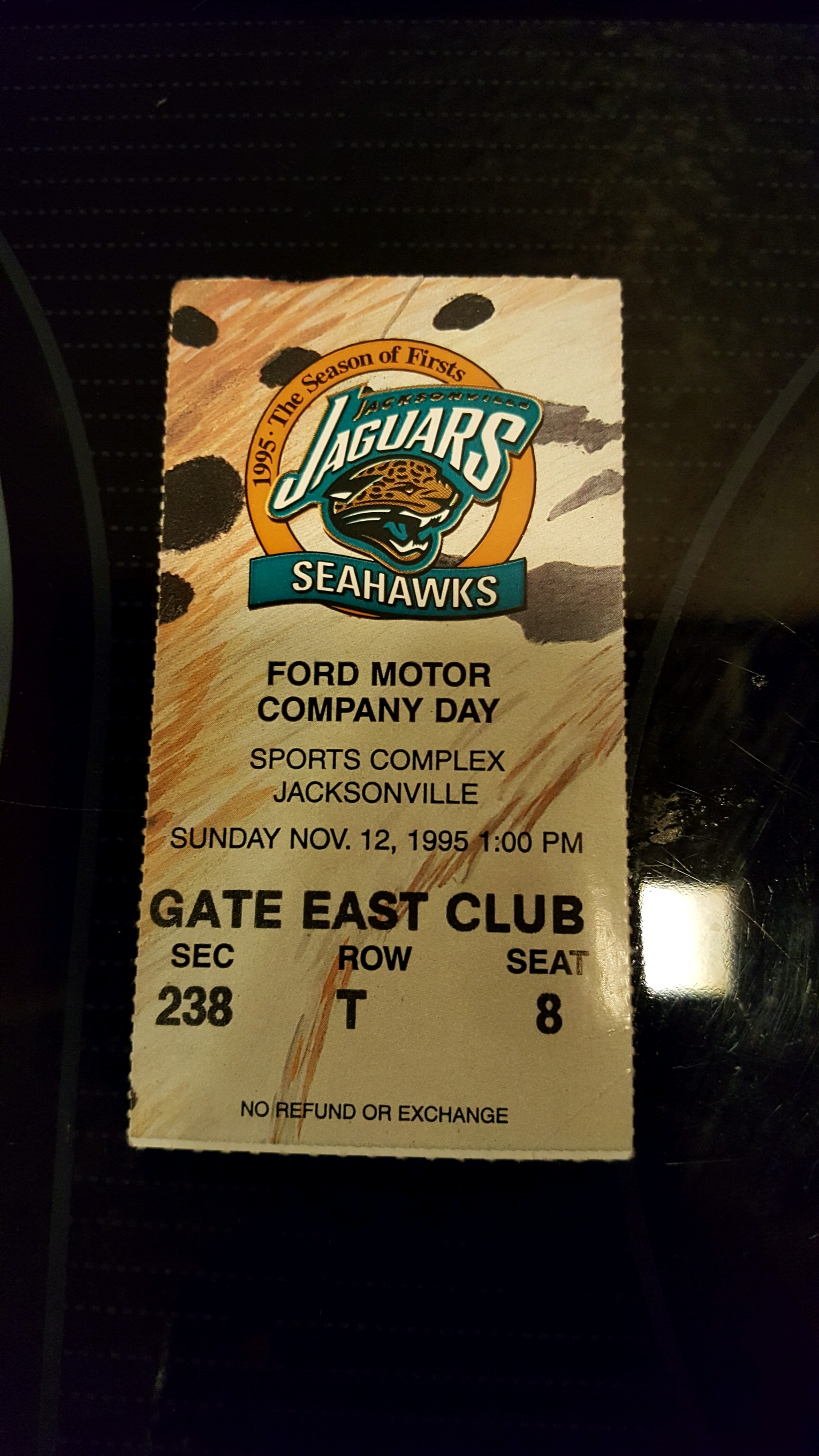 All these years later finally a season ticket holder.Fan