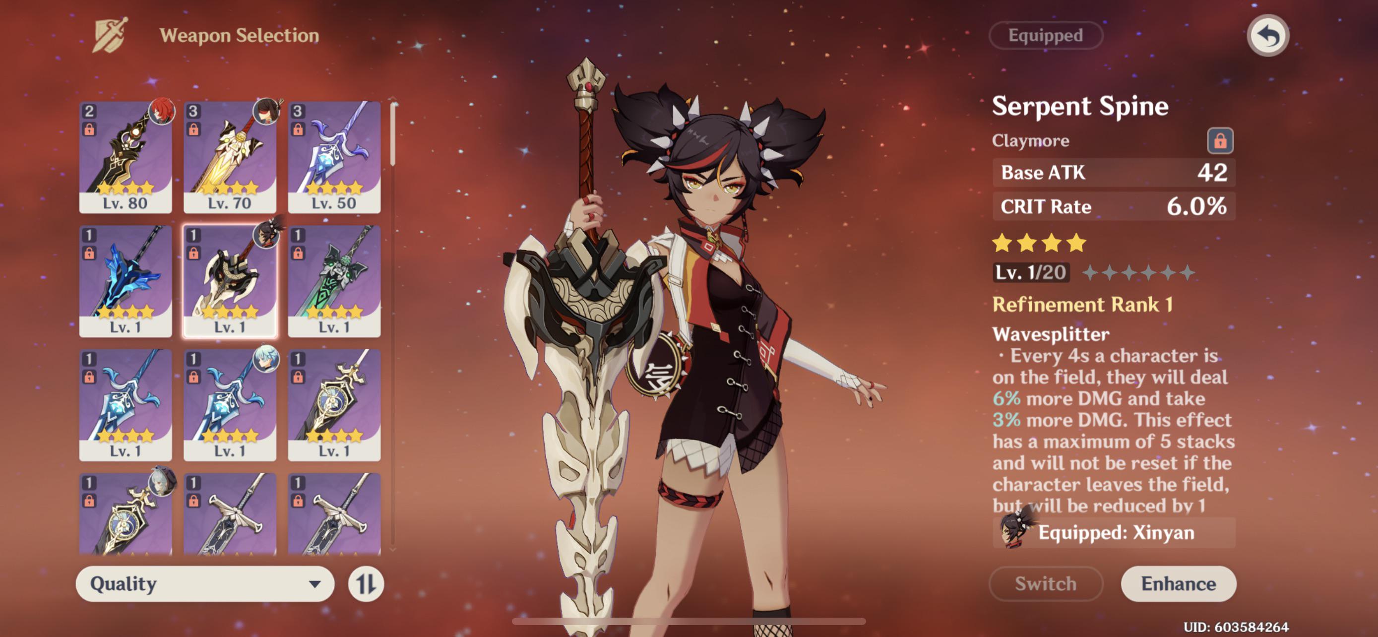 About to build Xinyan, is C3 good enough for sub DPS and shield? Also