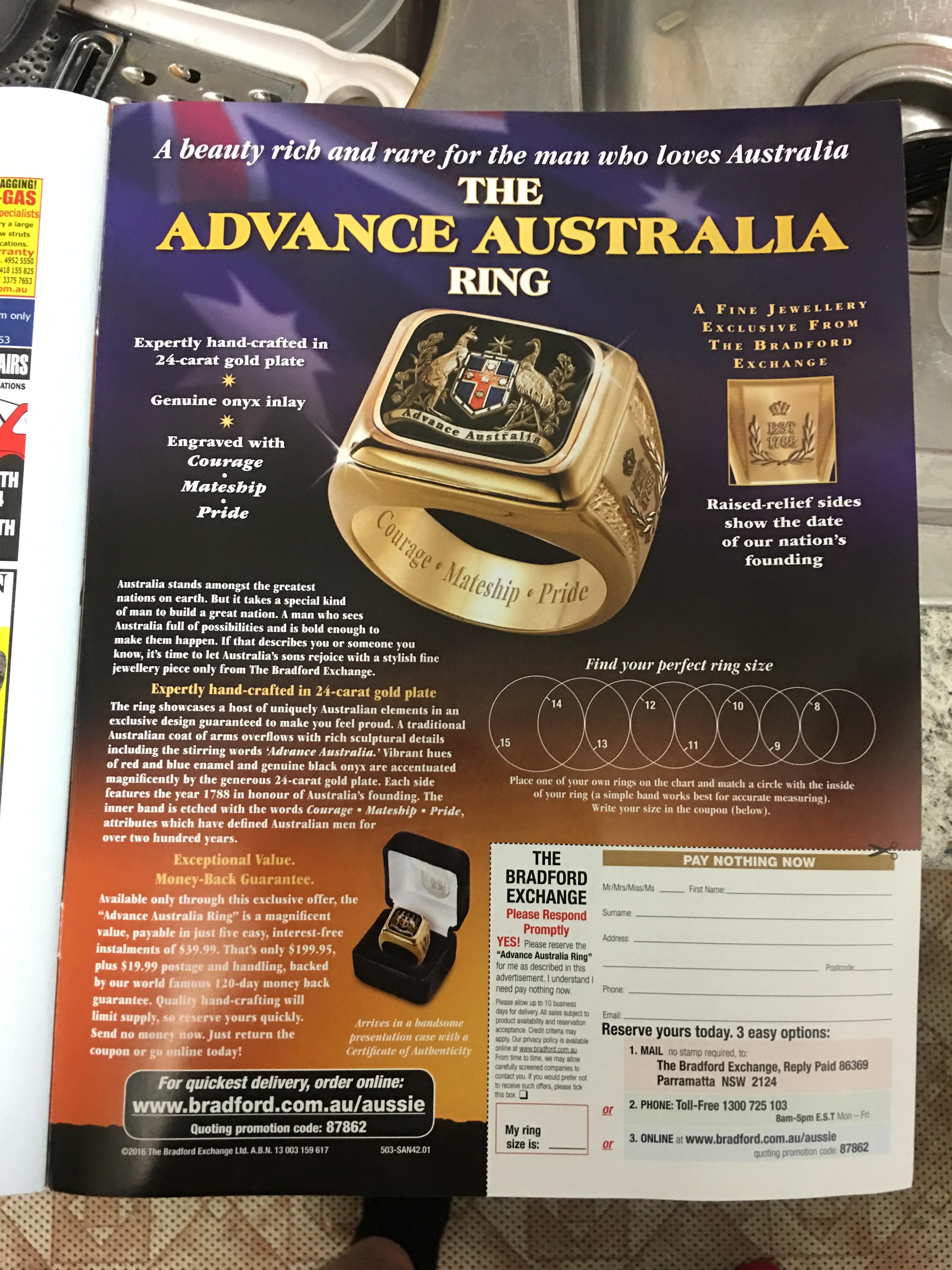 I Give You the Australia Ring r/australia