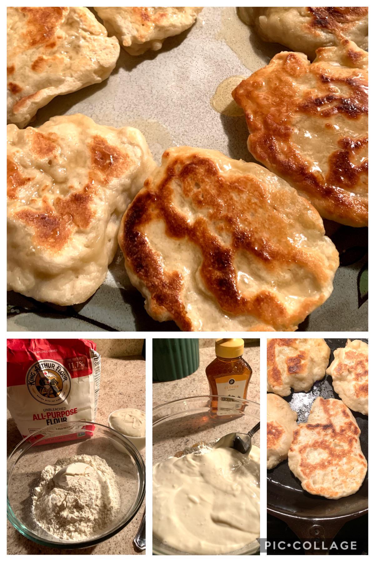 ‪Here’s another great way to use sourdough starter discard, make fry