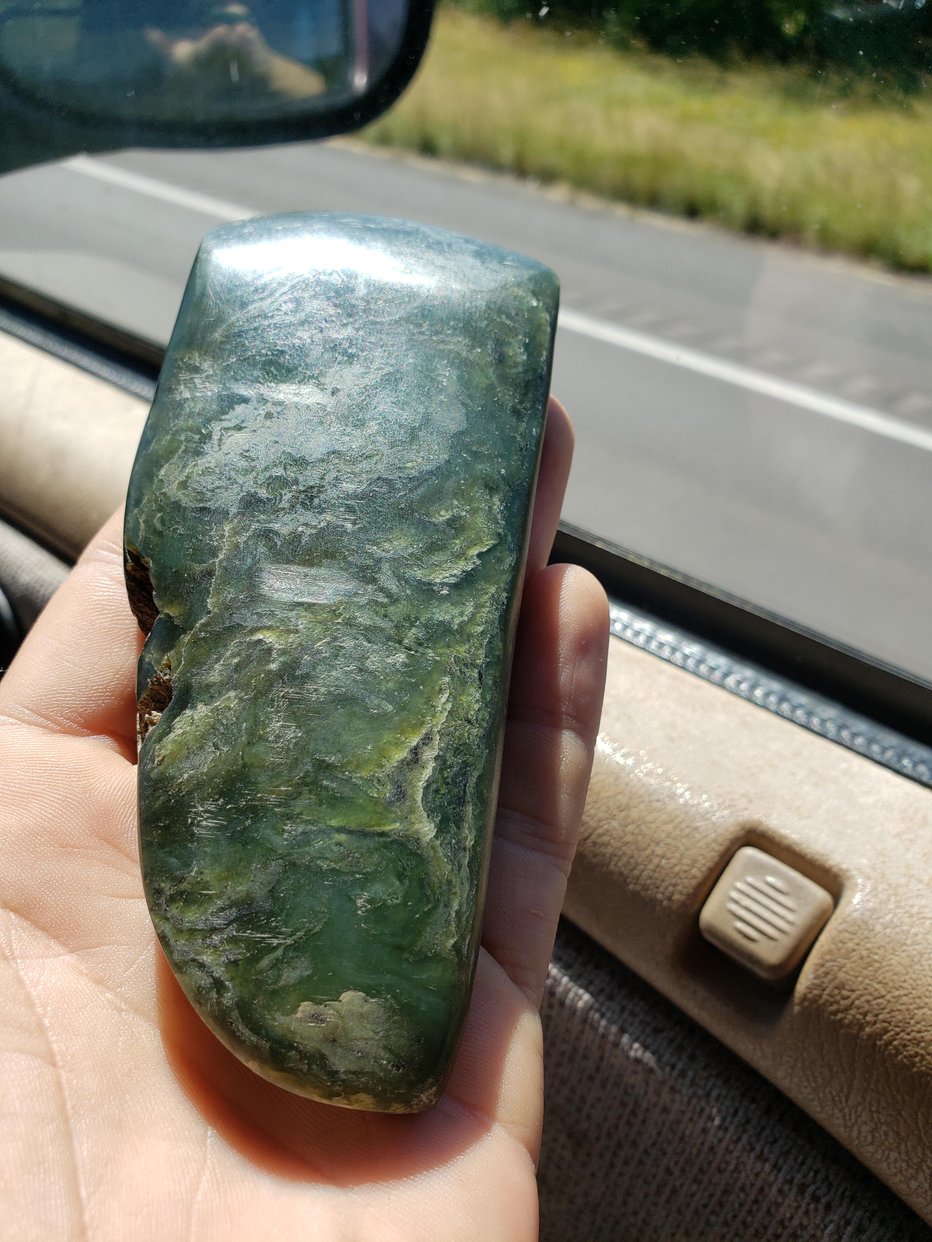 Jade adze head or hand tool? Received as a birthday gift from a well