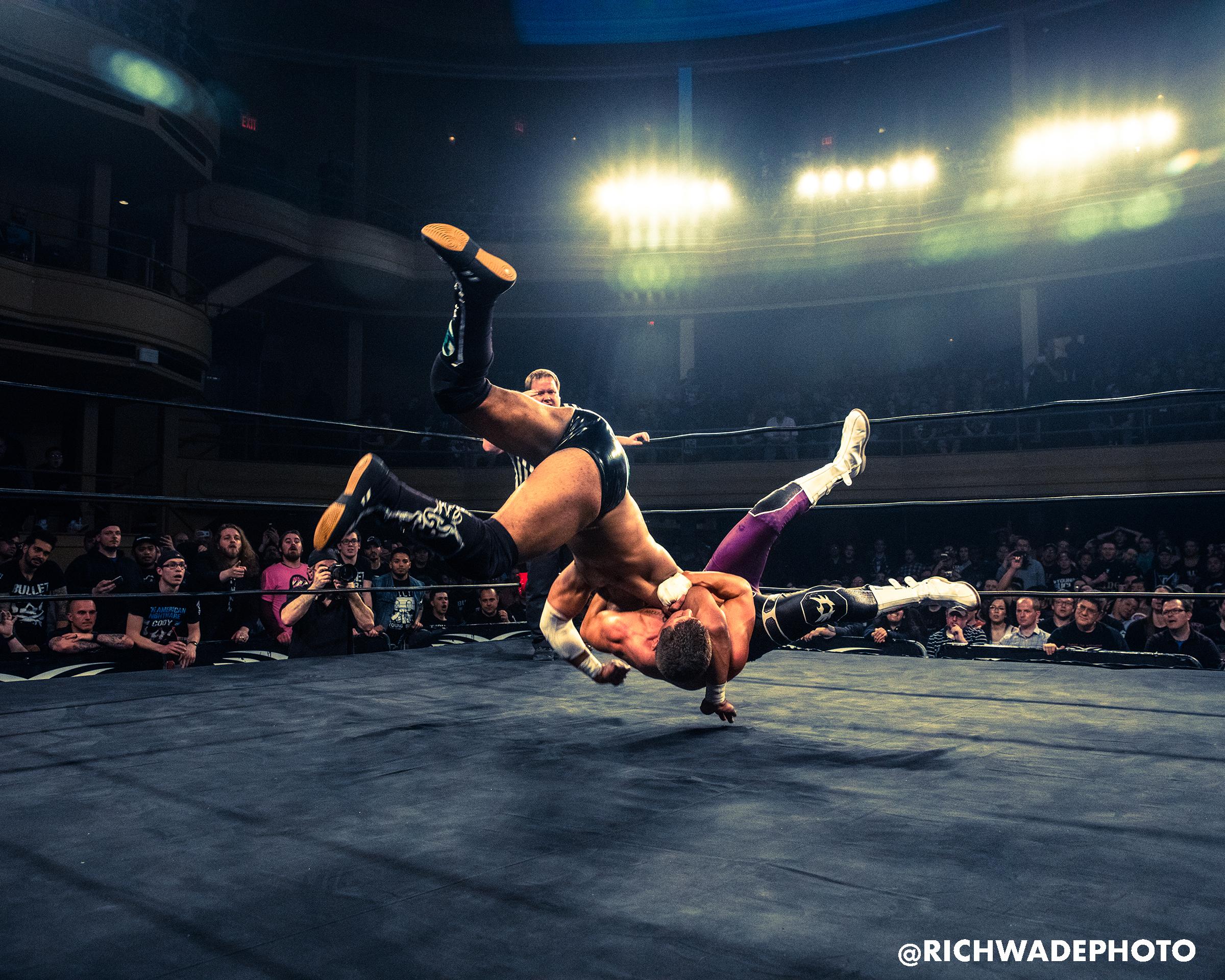 Photograph Cody hits the Cross Rhodes on Jay Lethal r/SquaredCircle