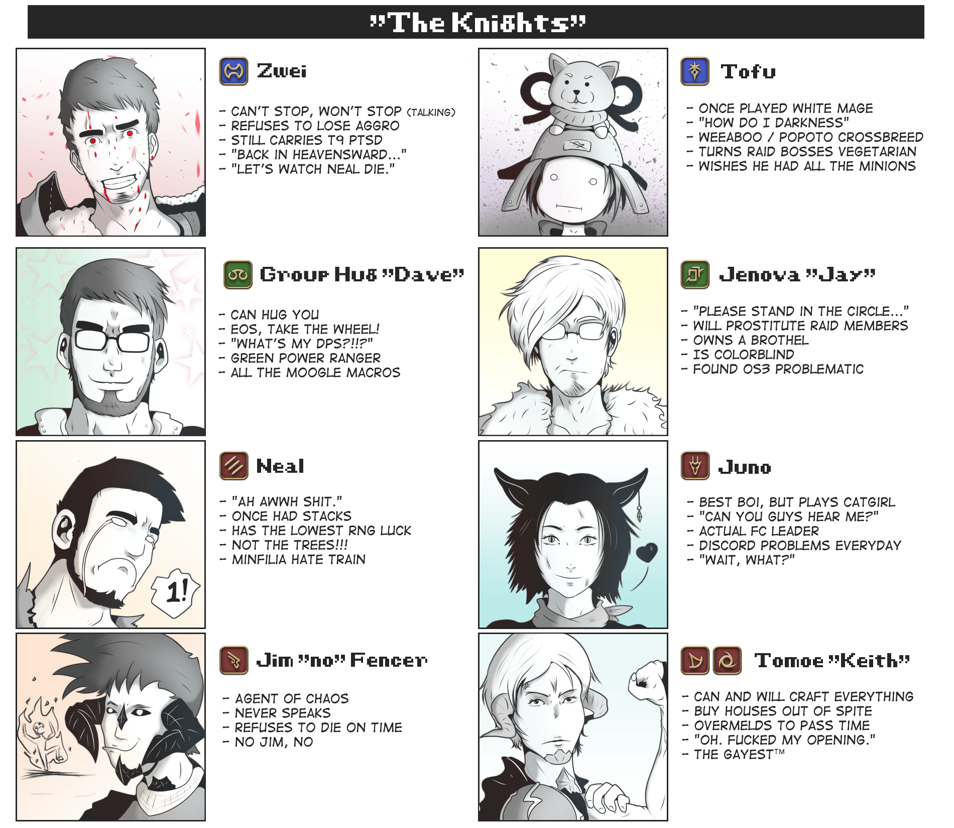 I did the staticraidmemething too!! D ffxiv