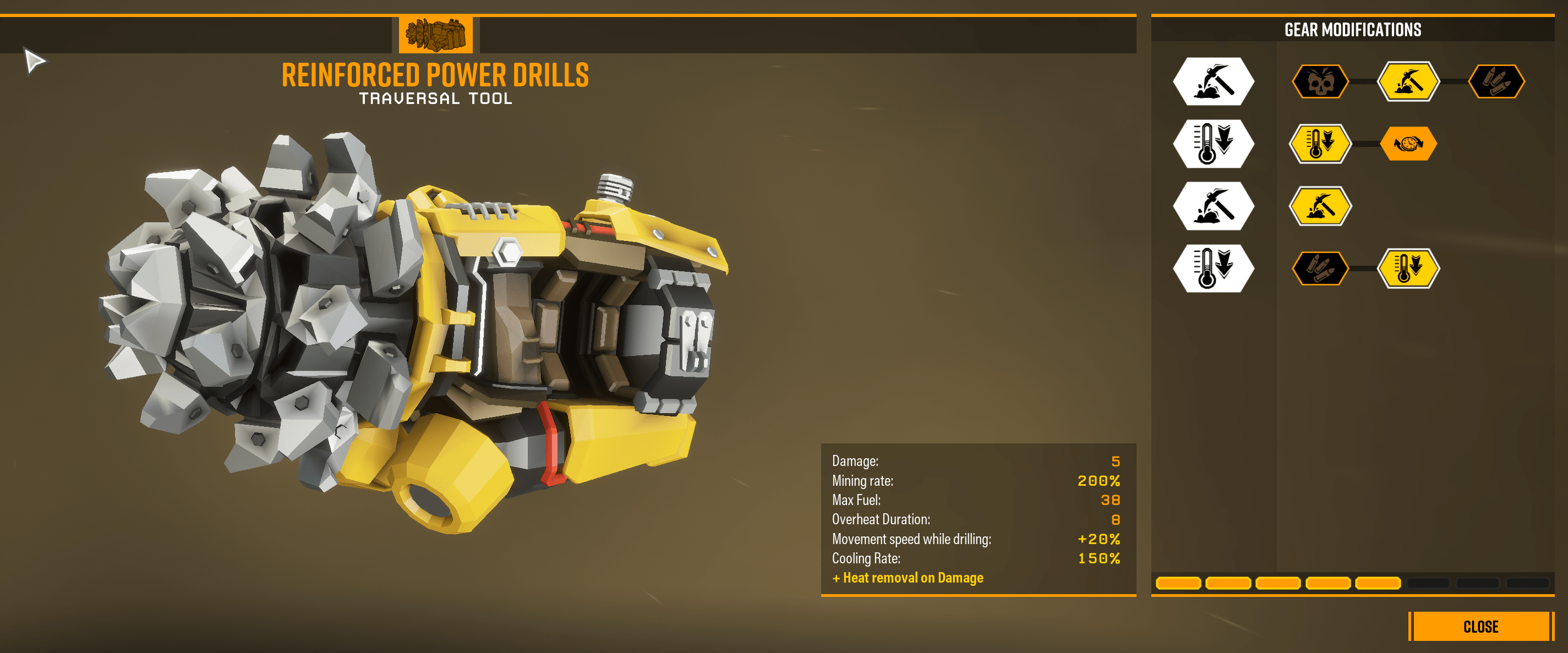 All of these DLC and super cool frames but the drill is still very