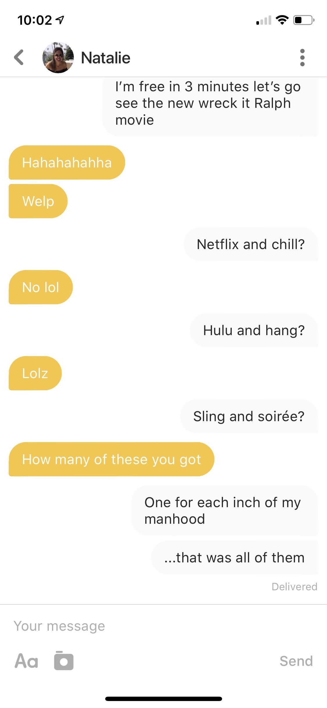 Seduction 101 r/Tinder