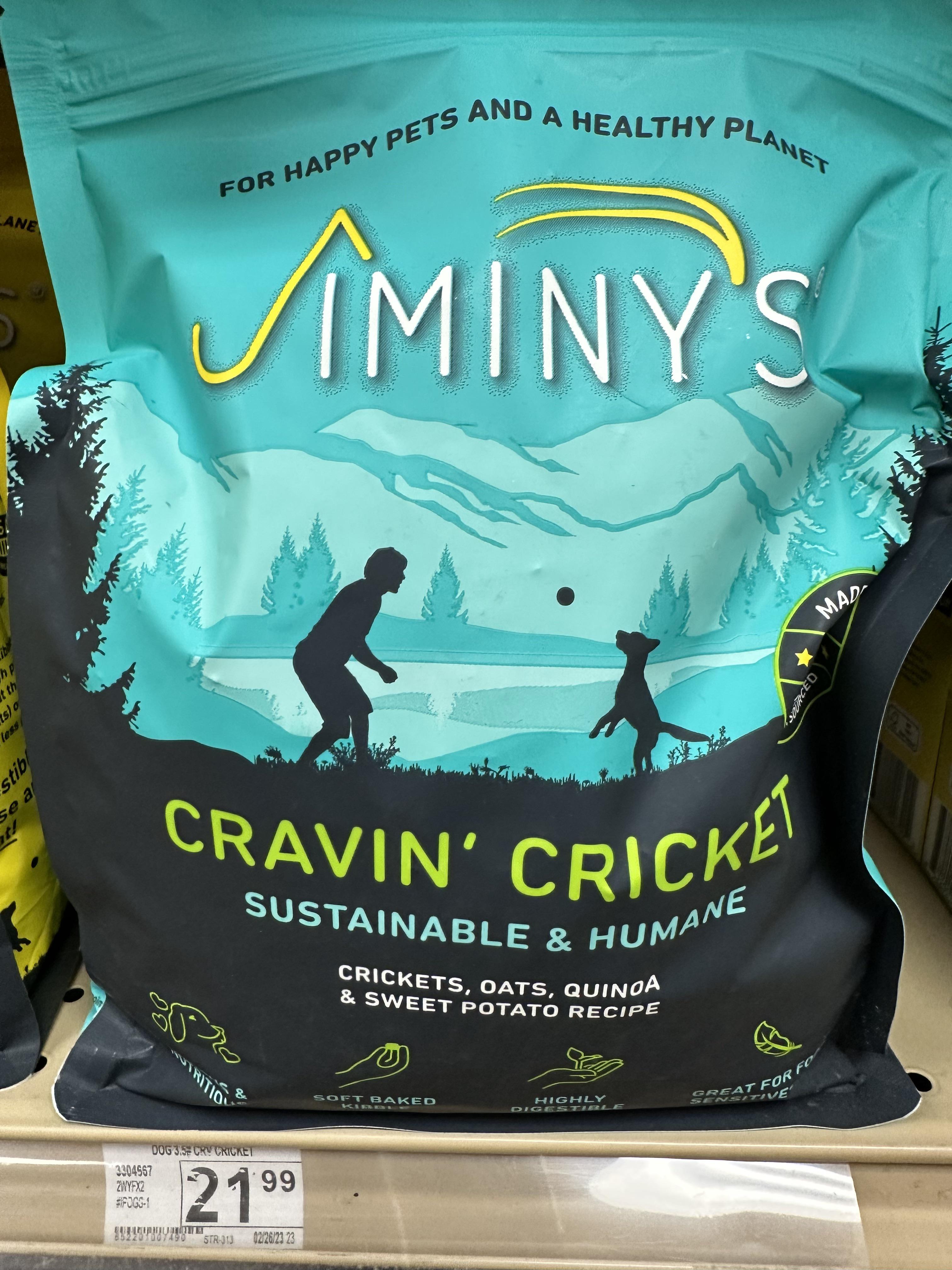Dog food made out of bugs at Petco r/ofcoursethatsathing