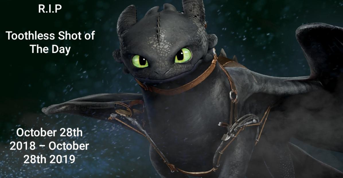 Describe Toothless Shot of The Day in ONE word r/httyd
