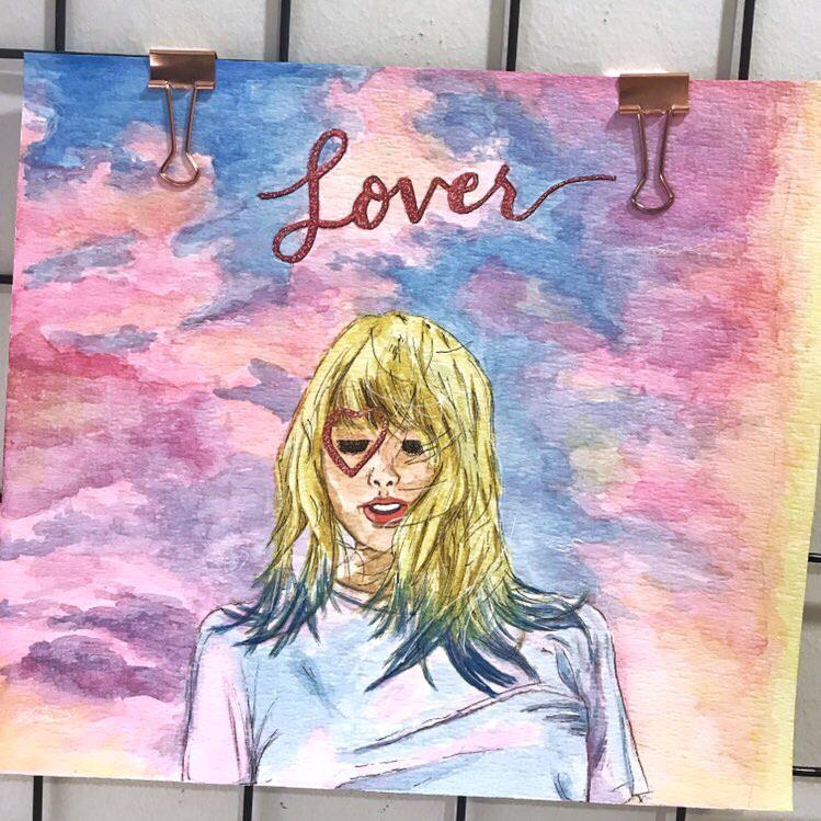 Taylor Swift Lover Drawing
