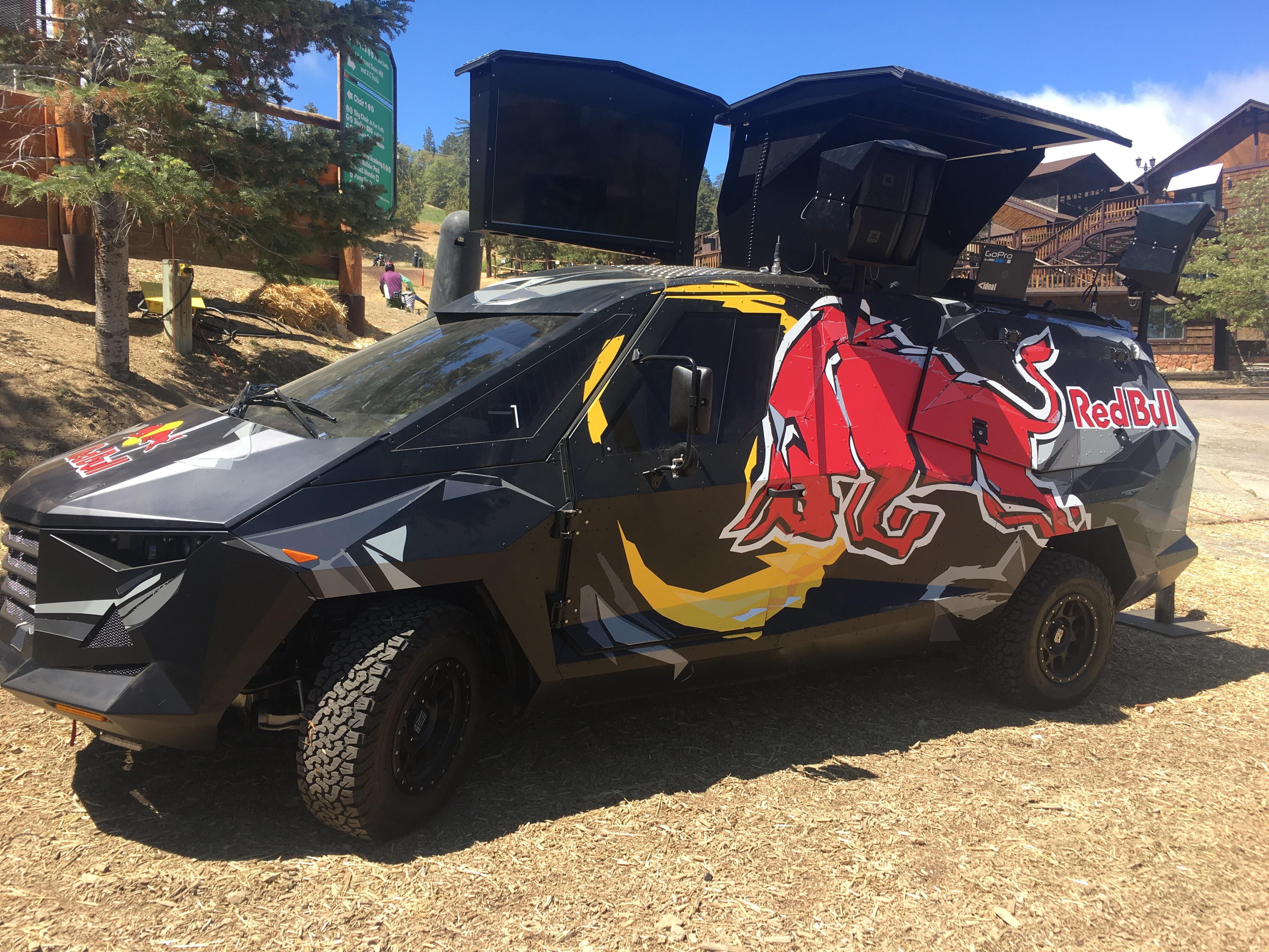 Thought you all would enjoy this. Redbull’s new offroad mobile DJ vehicle. Built on top of