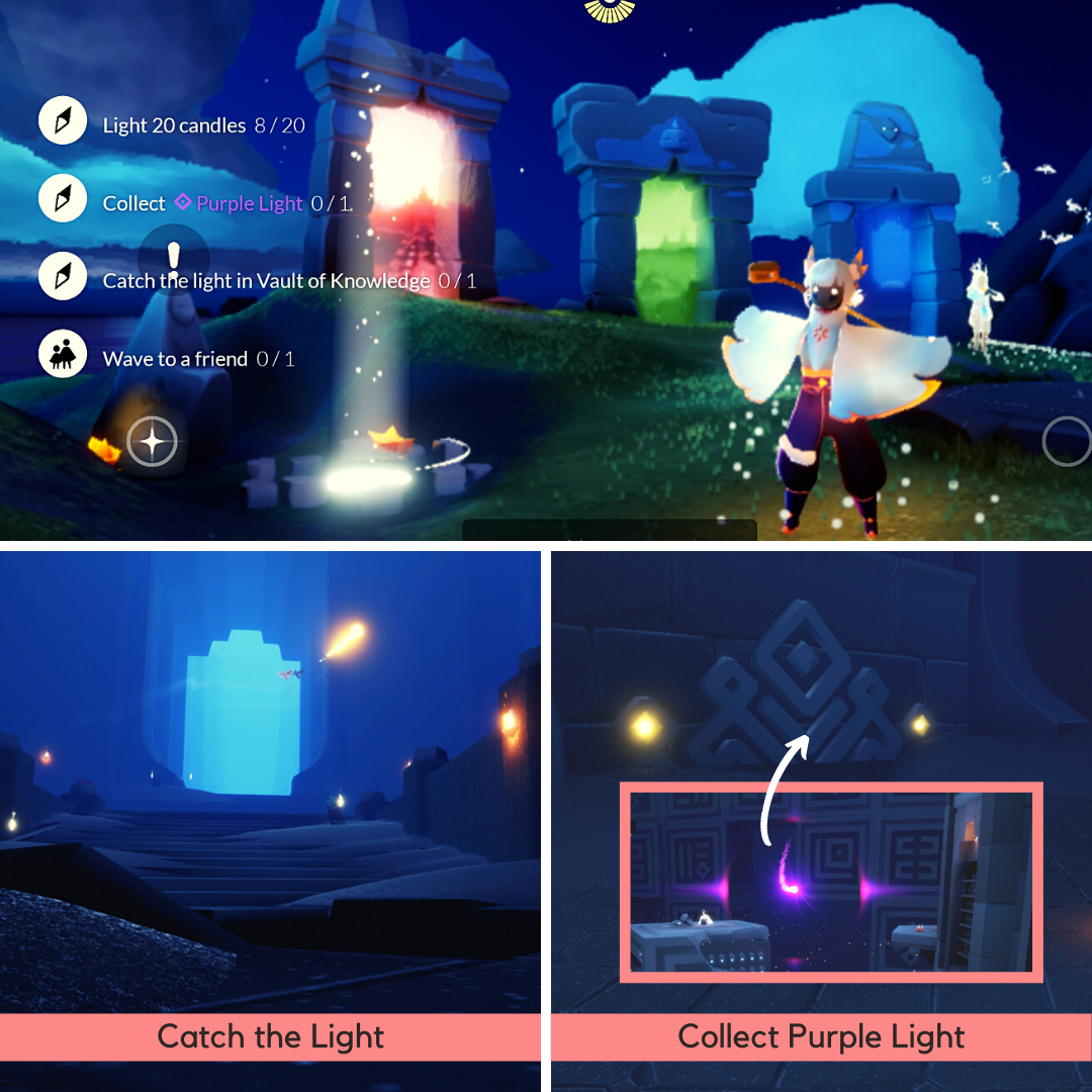 4th Nov Daily Quests (Vault of Knowledge) 💎 Catch the Light First